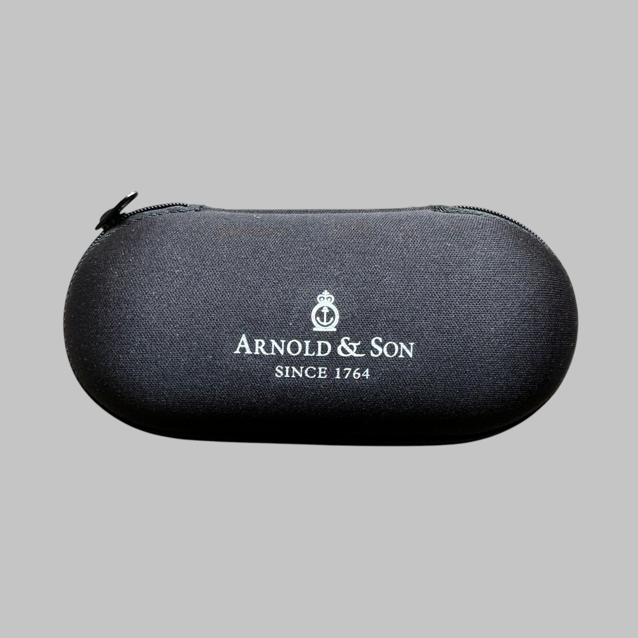 Genuine original vintage travel pouch from Arnold & Son - side view