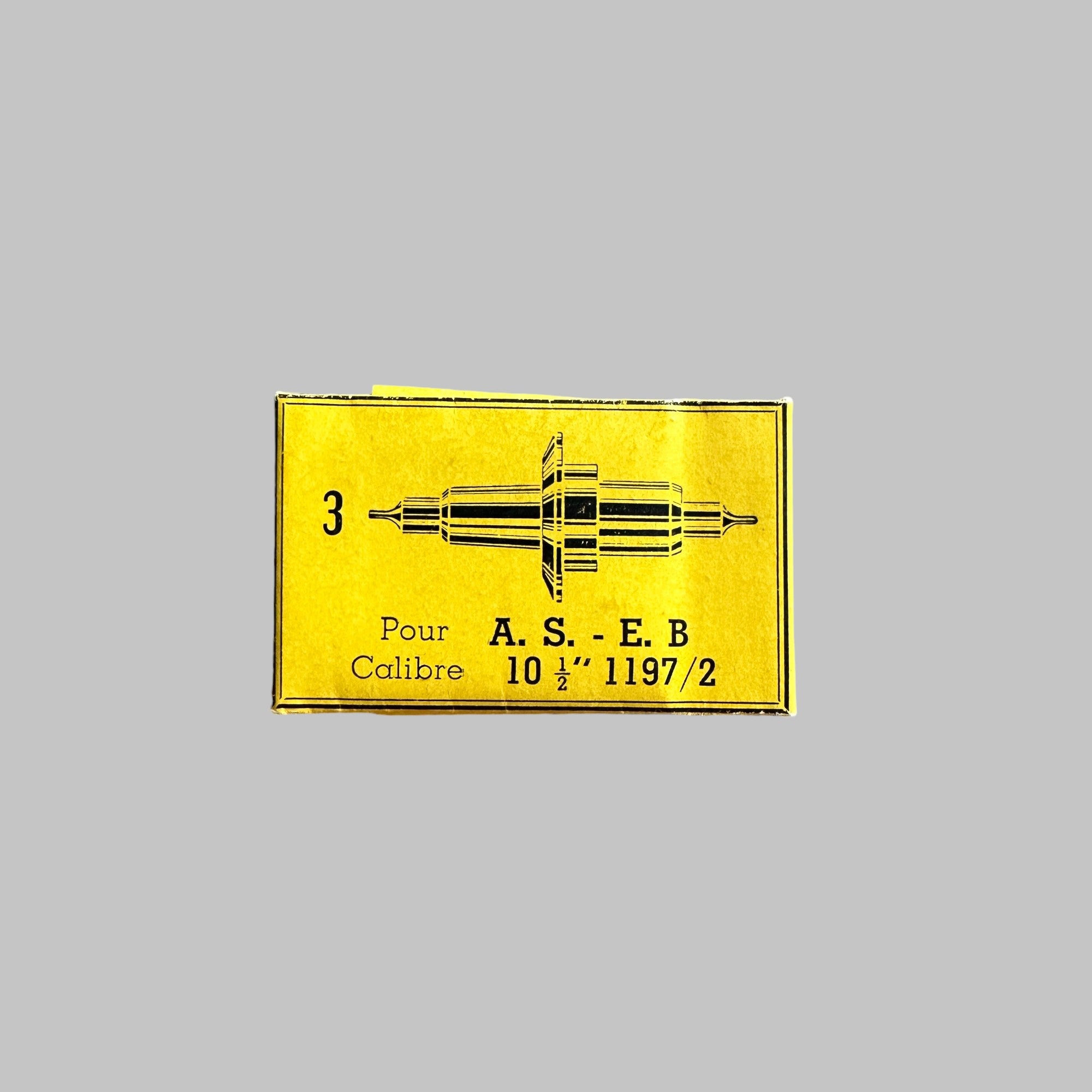 Genuine original vintage balance staff from AS for caliber 1197