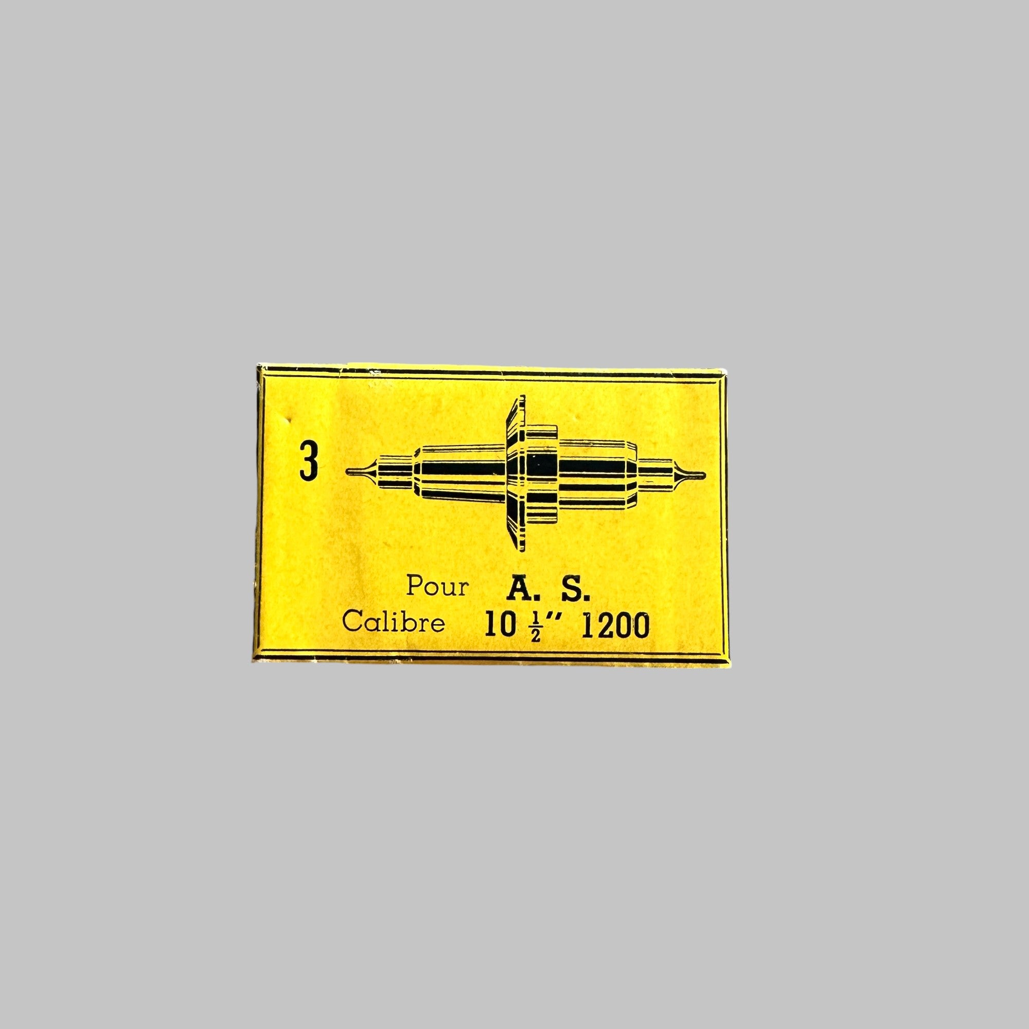 Genuine original vintage balance staff from AS for caliber 1200