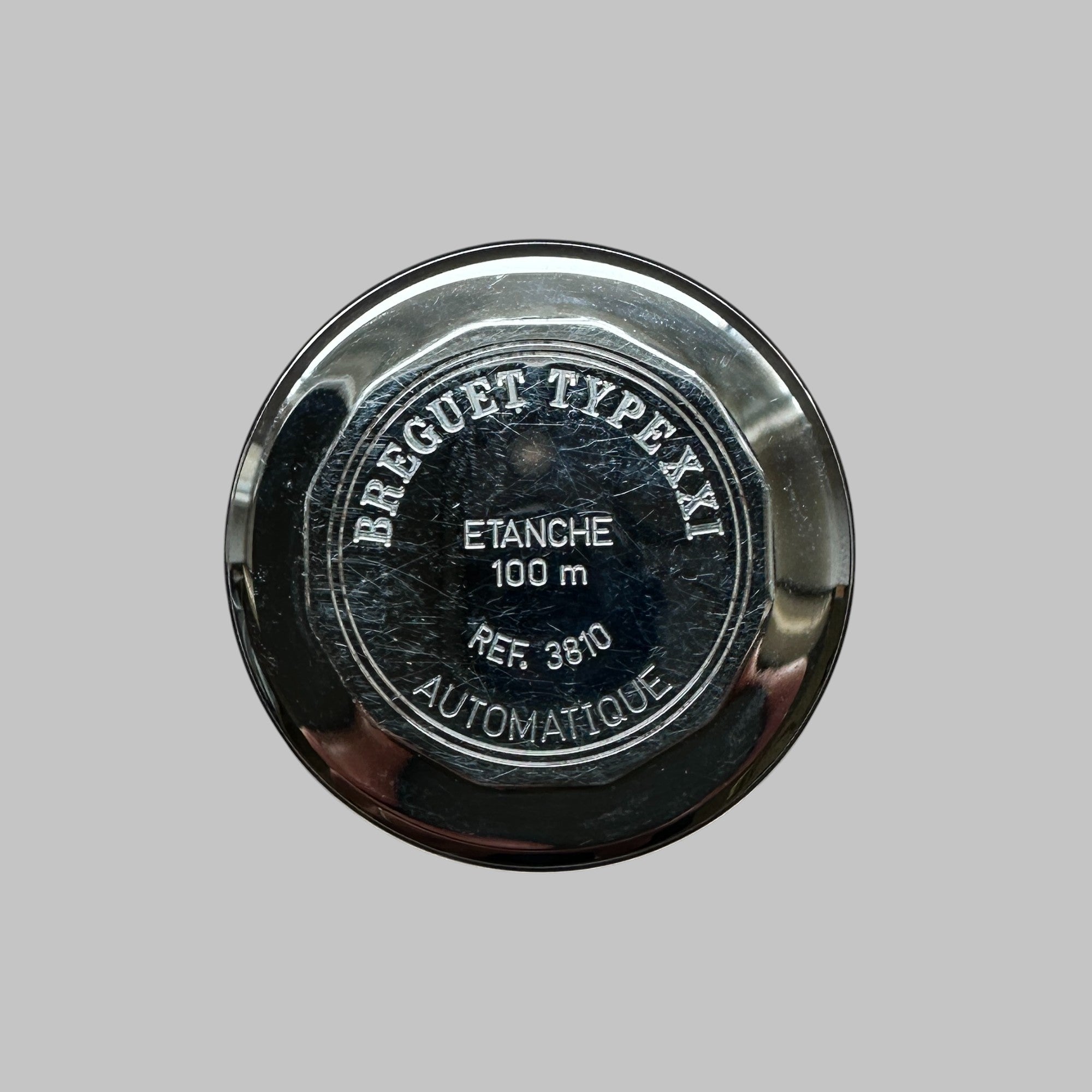 BREGUET - CASEBACK TYPE XXI REFERENCE 3810 VERY GOOD