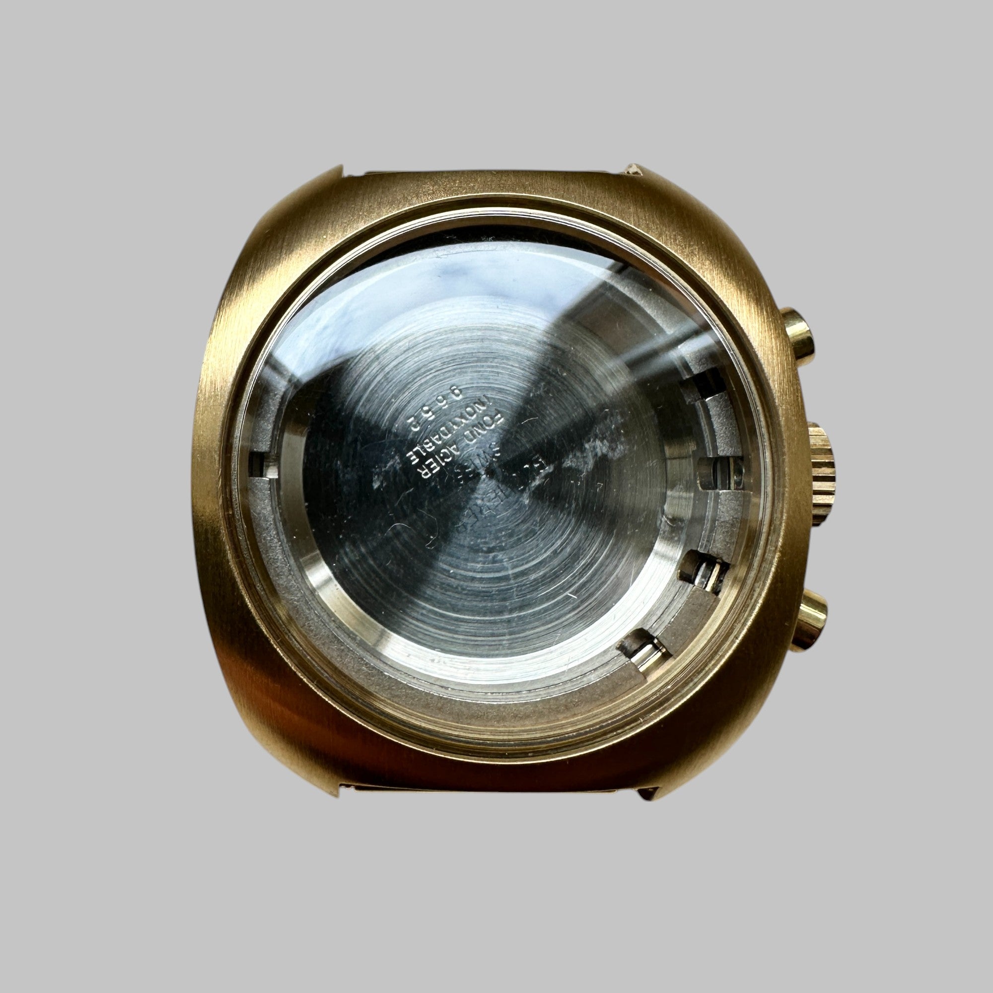 Genuine original vintage case from BUCHERER for caliber 1873 / 861 of the model REFERENCE 9652