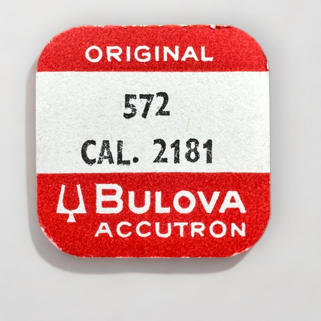 Genuine original vintage part from BULOVA for caliber 2181 referenced with nomenclature 572