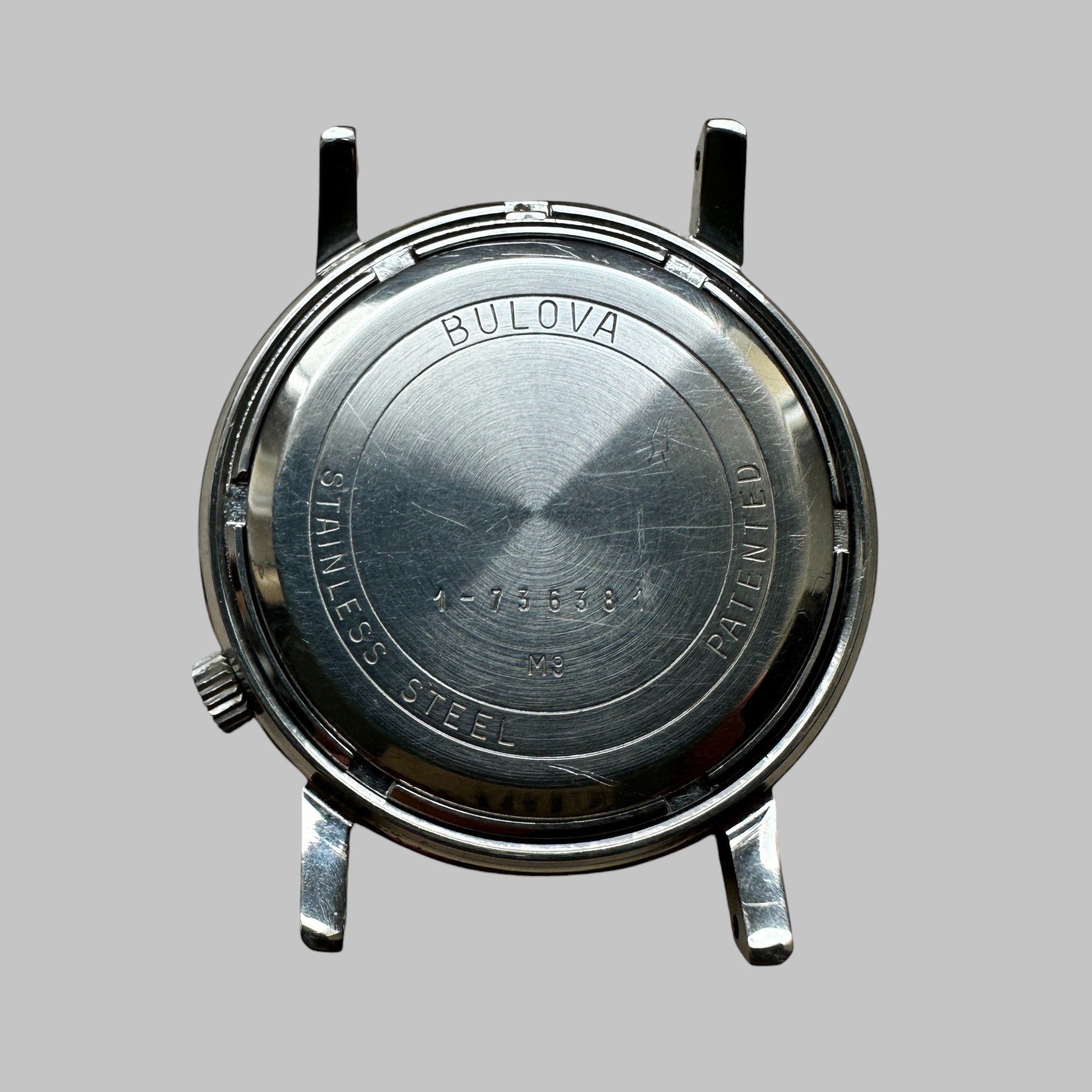 Genuine original vintage case from BULOVA of the model 1-736381 of line ACCUTRON