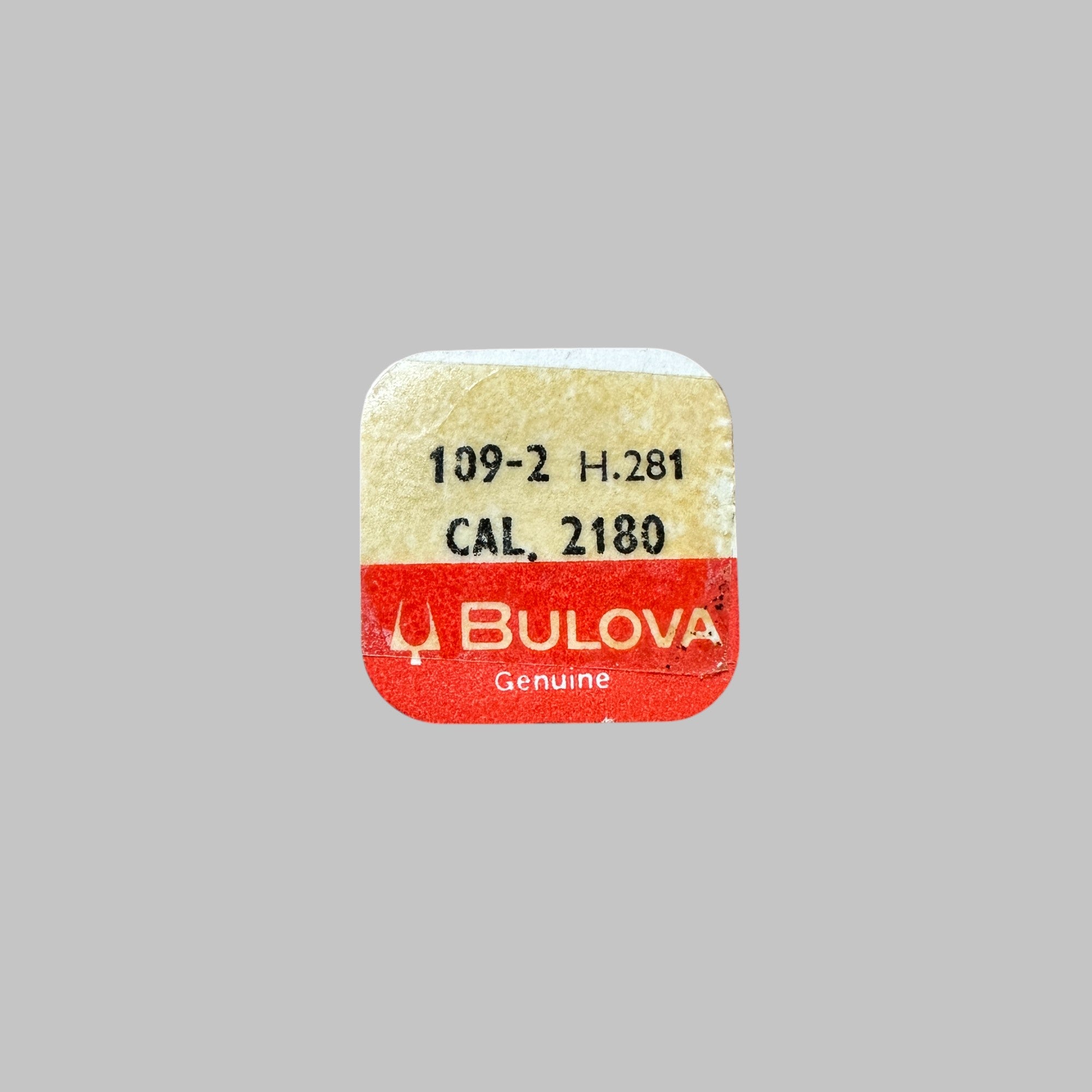 Genuine original vintage center wheel from Bulova for caliber 2180 referenced with nomenclature 109-2