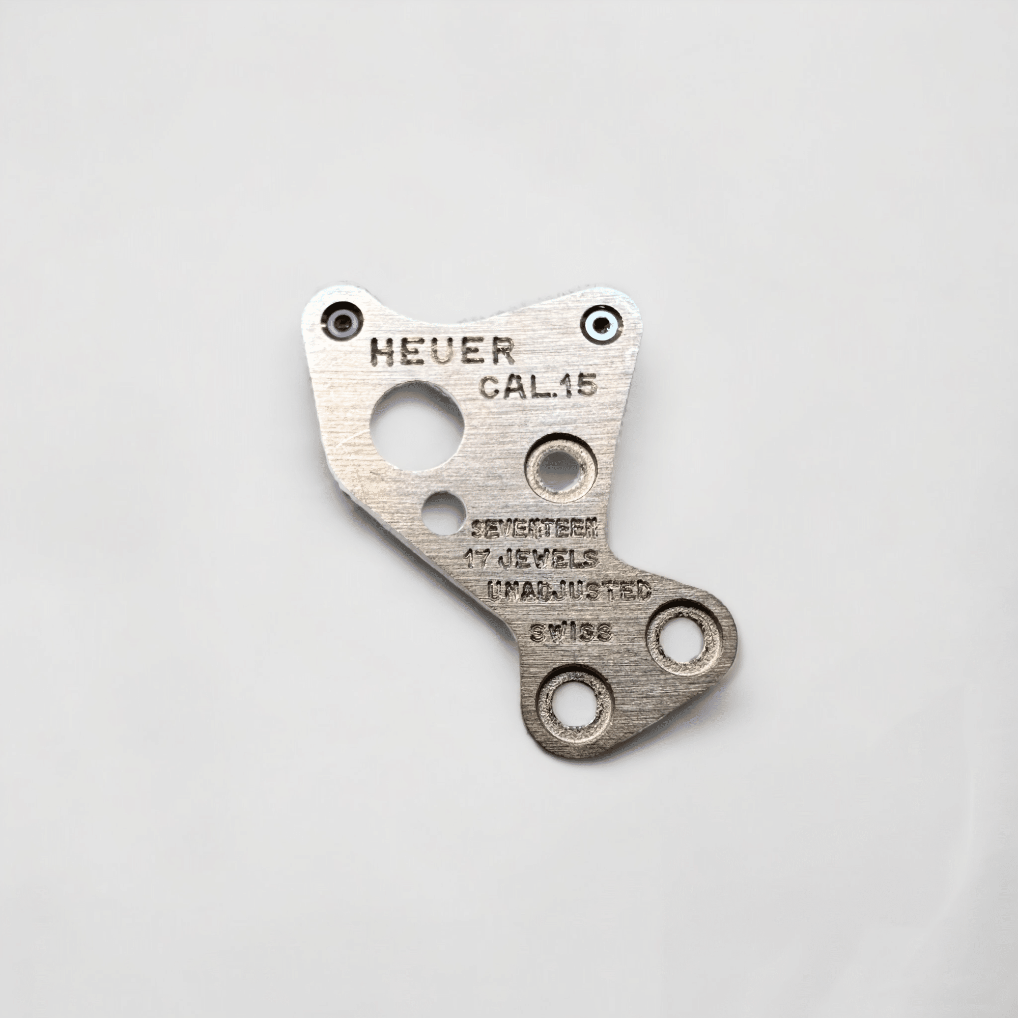 Genuine original vintage chronograph bridge from BUREN for caliber 15 HEUER referenced with nomenclature 8500