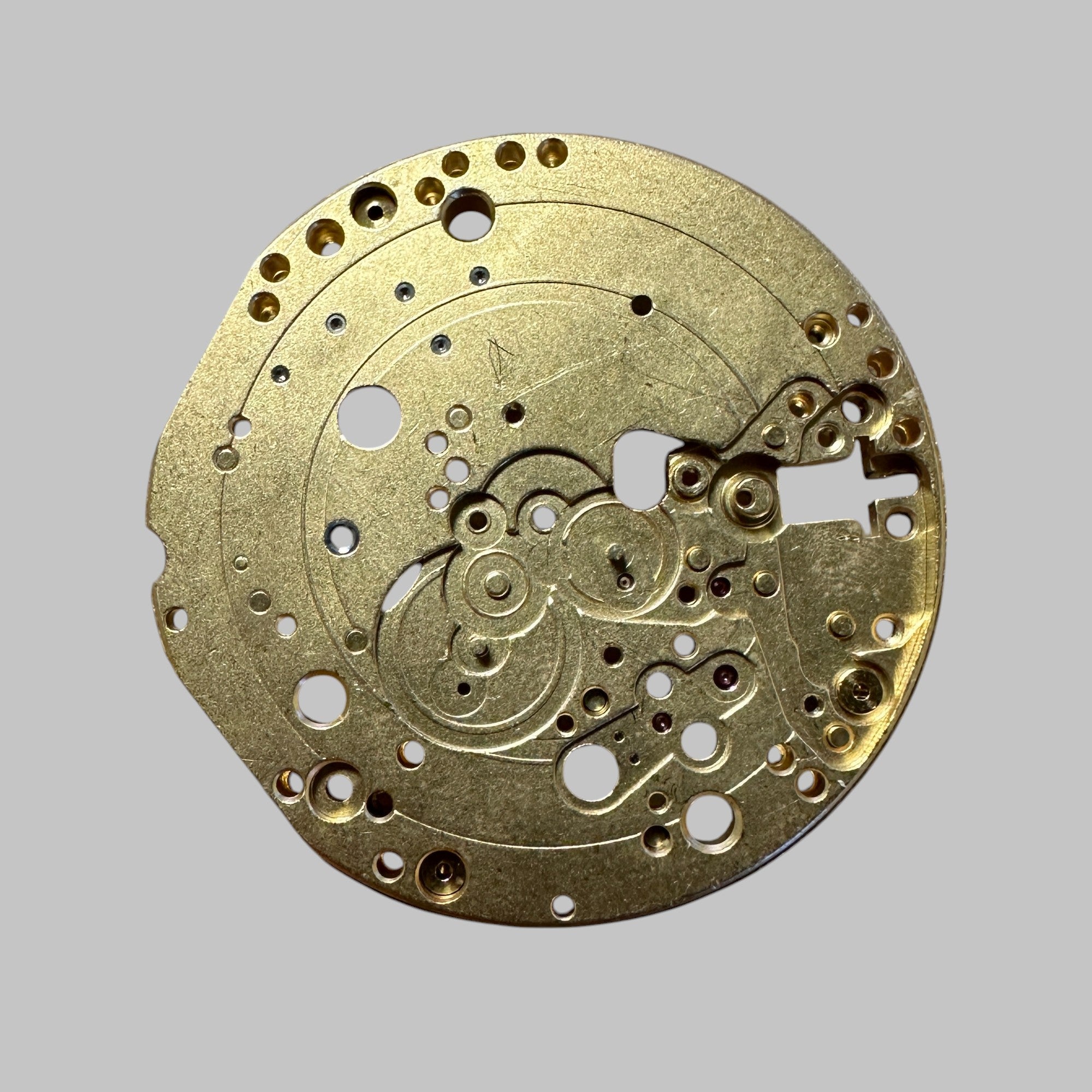 Genuine original vintage mainplate jewelled from BUREN for caliber 12