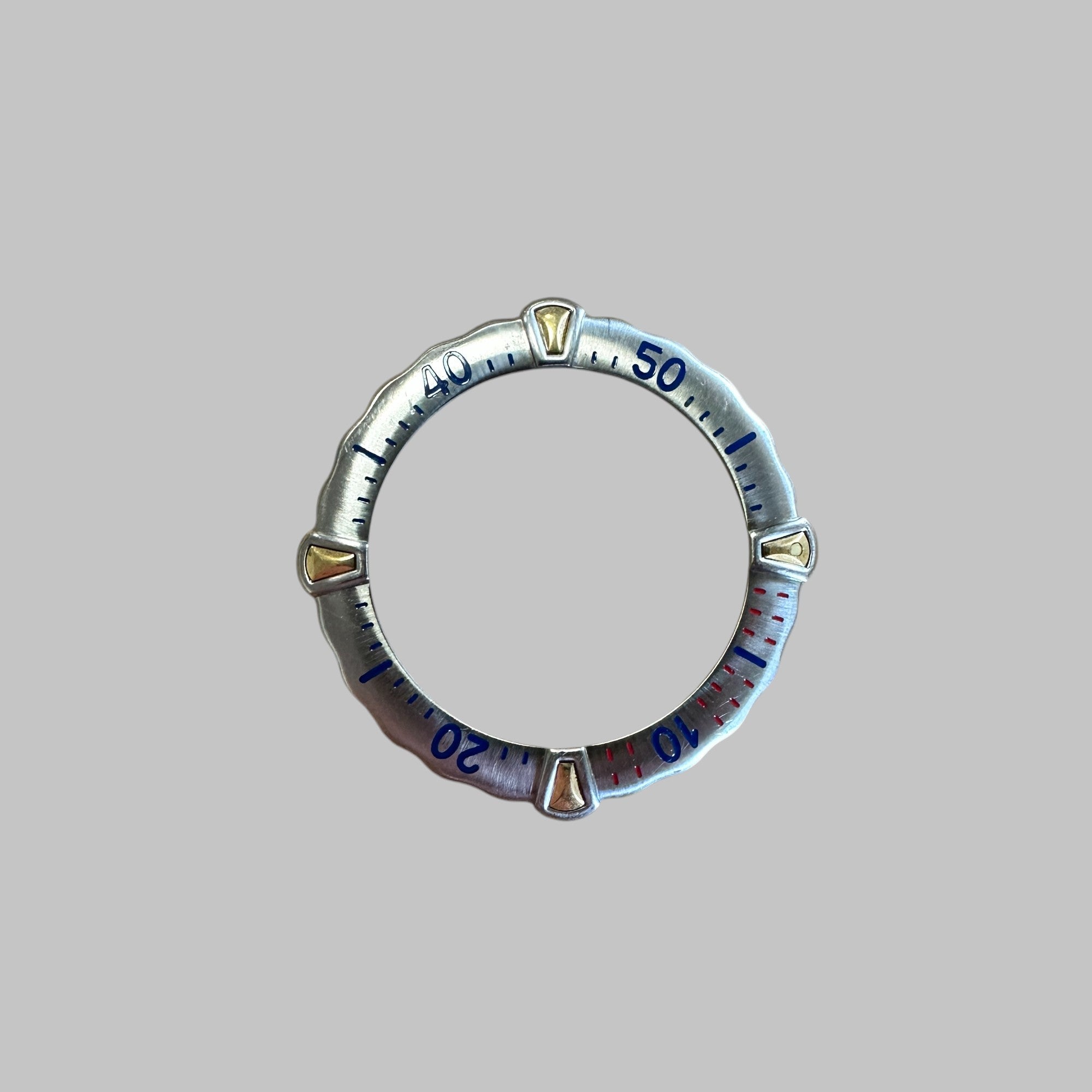 Genuine original vintage bezel from EBEL for caliber QUARTZ of the model 6187531 / 40000B of line SPORTWAVE