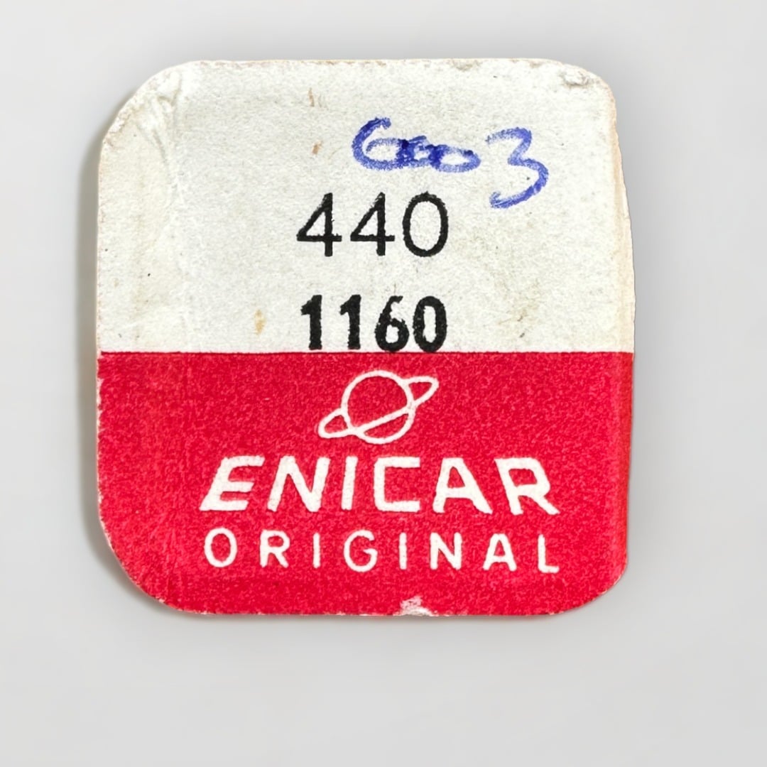 Genuine original vintage yoke spring from ENICAR for caliber 1160 referenced with nomenclature 440