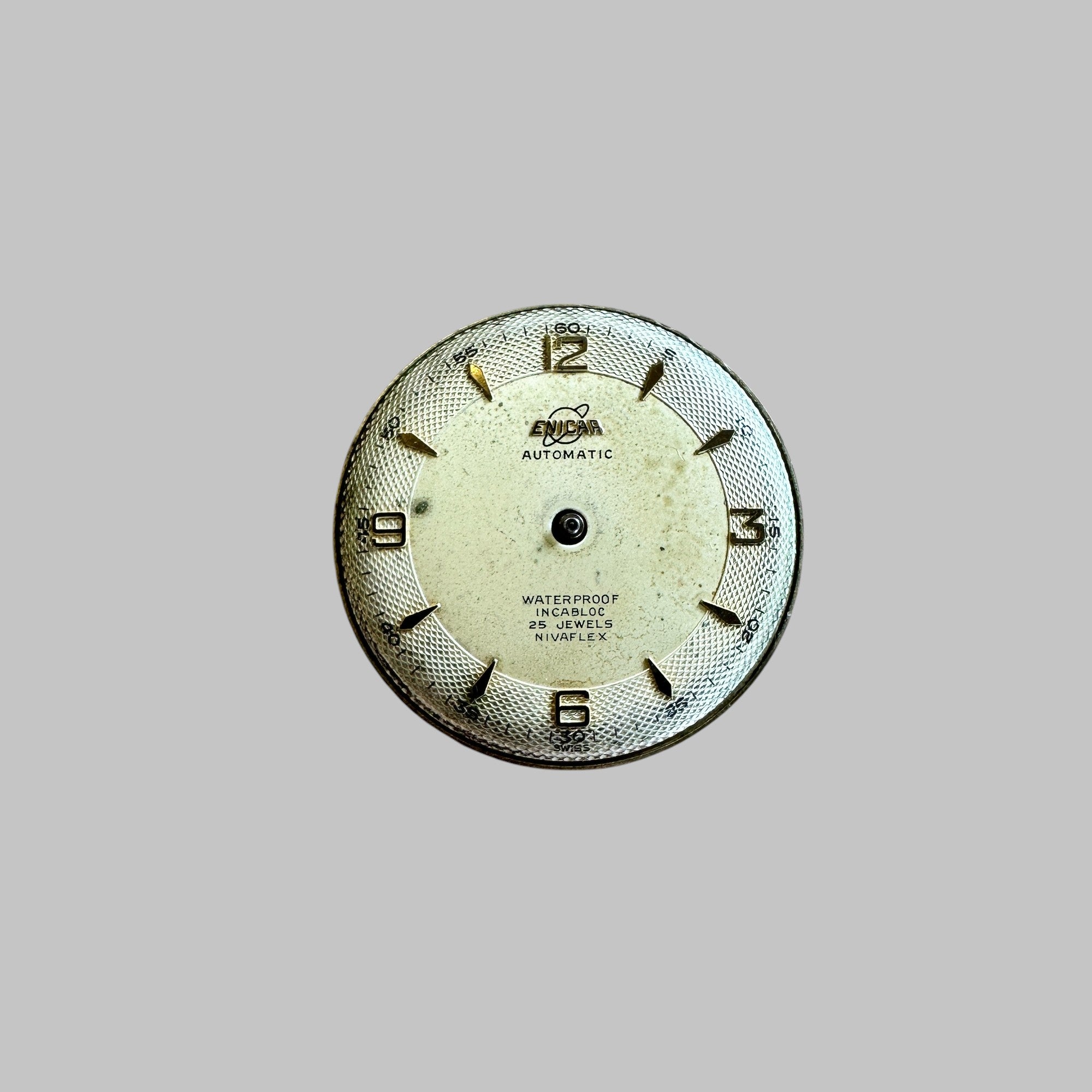 ENICAR 690 - MOUVEMENT COMPLET AVEC CADRAN BIDYNATOR BON, AUTOMATIQUE