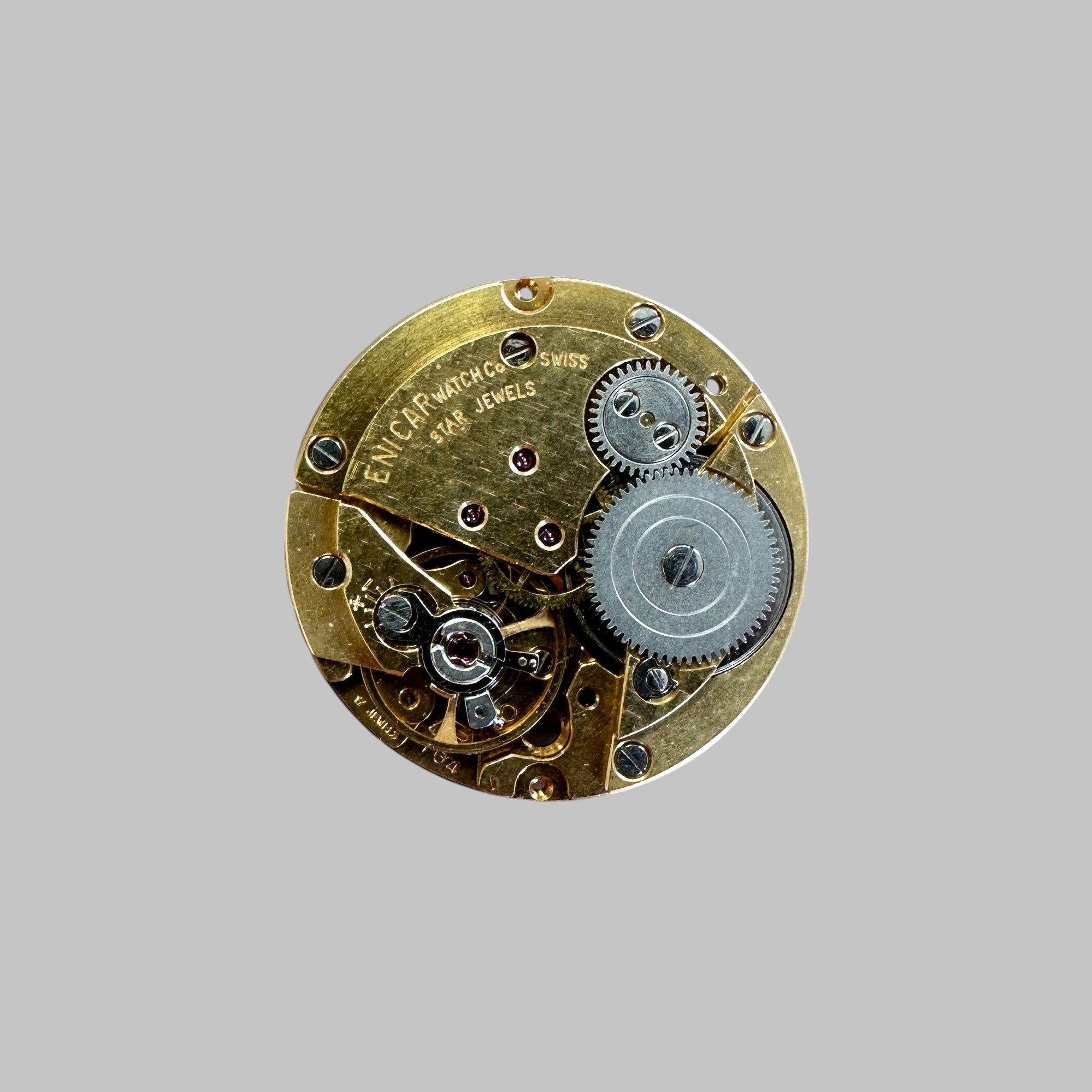 ENICAR CAL. 164 - INCOMPLETE MOVEMENT GOOD, MECHANICAL. MOVEMENT FOR PARTS