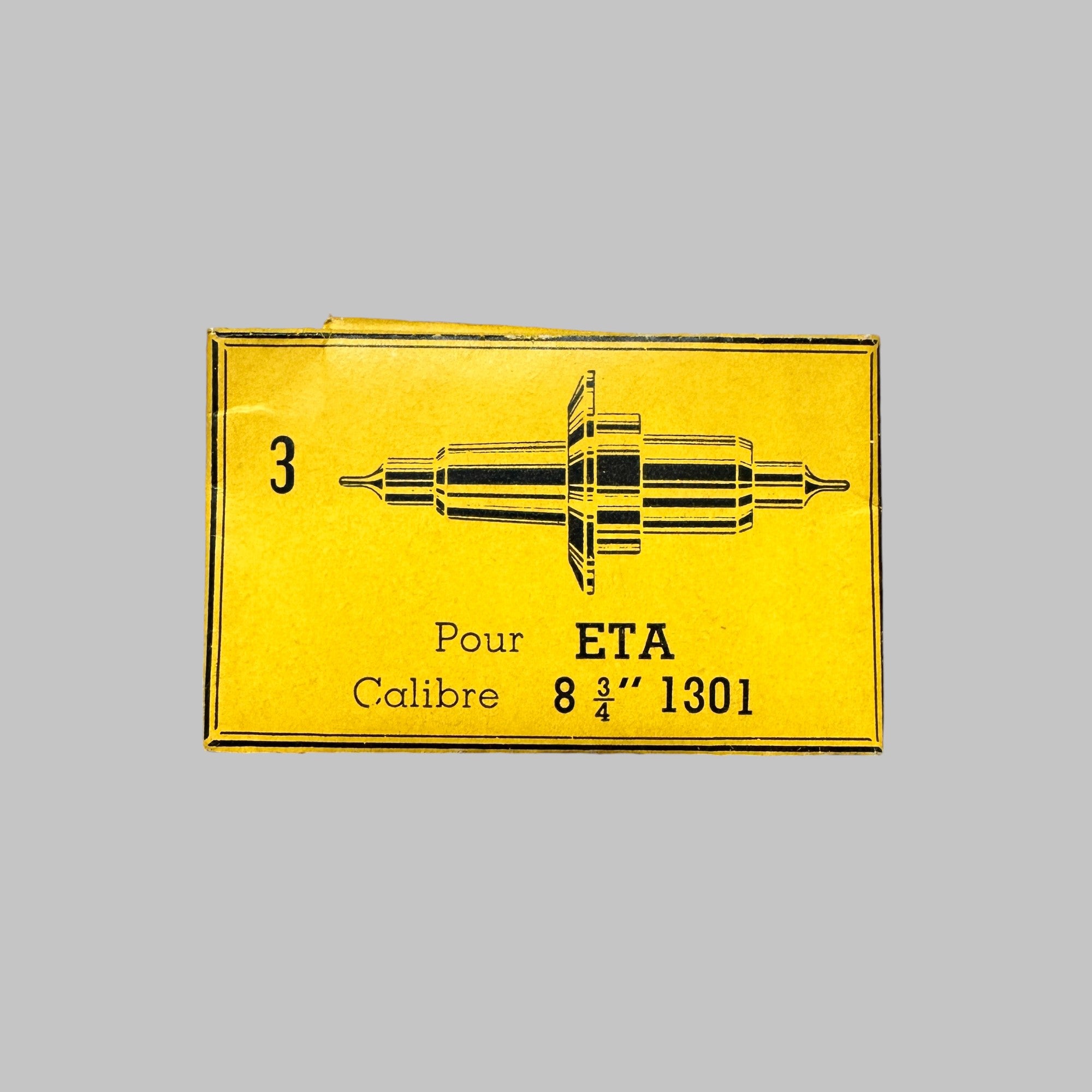 Genuine original vintage balance staff from ETA for caliber 1301