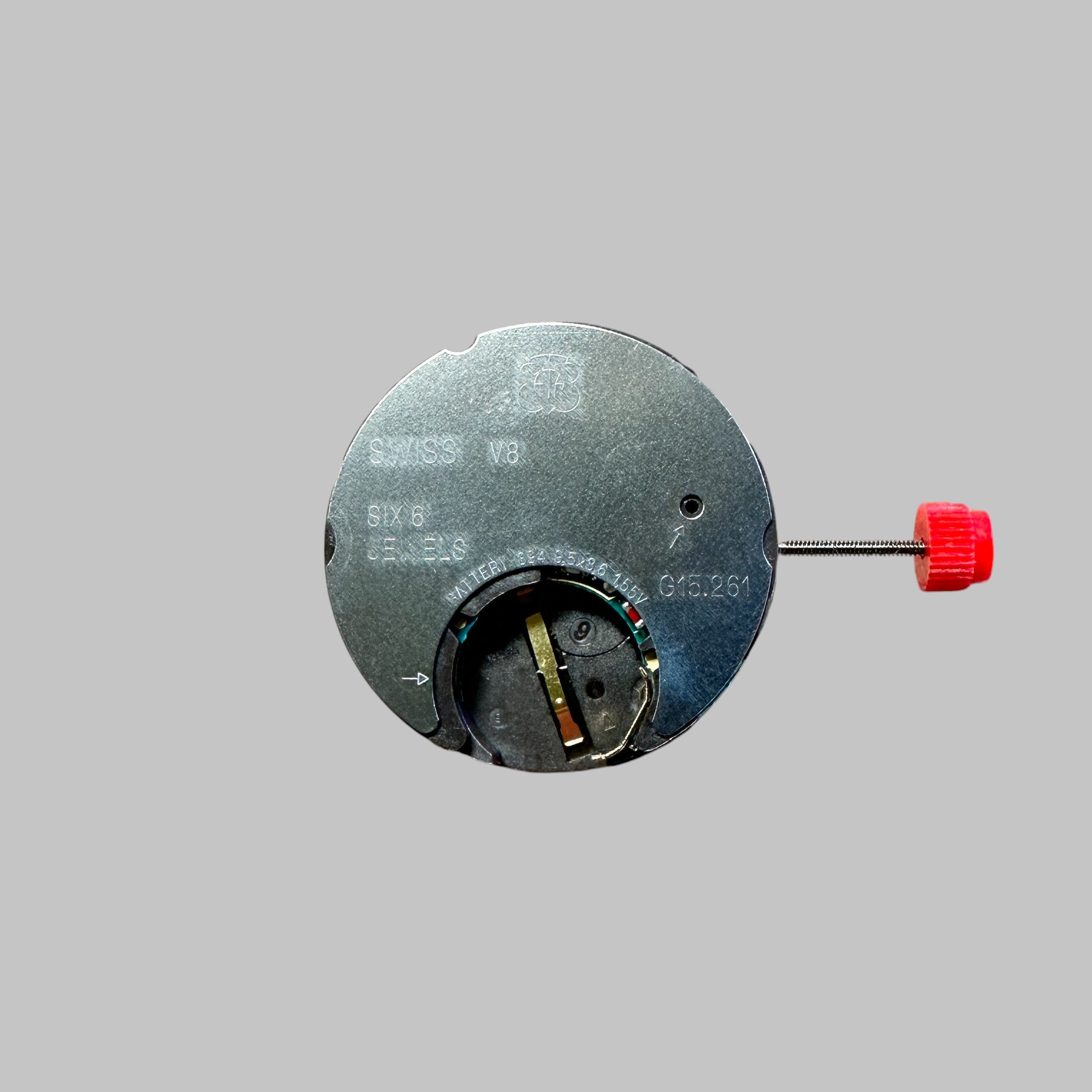 Back of Genuine original vintage quartz movement complete from ETA for caliber G15211