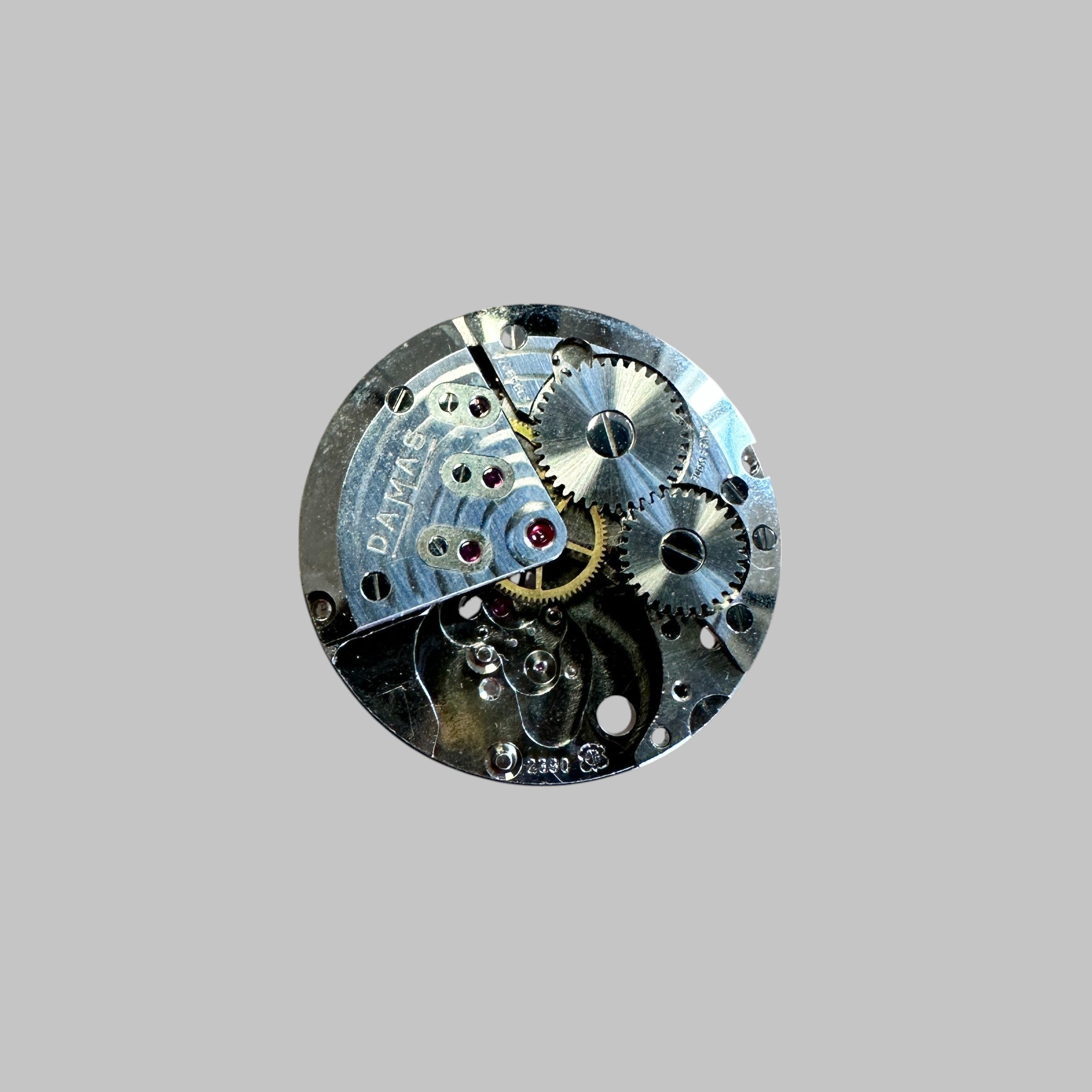 ETA CAL. 2390 - INCOMPLETE MOVEMENT GOOD, MECHANICAL. MOVEMENT FOR PARTS. DAMAS SIGNED