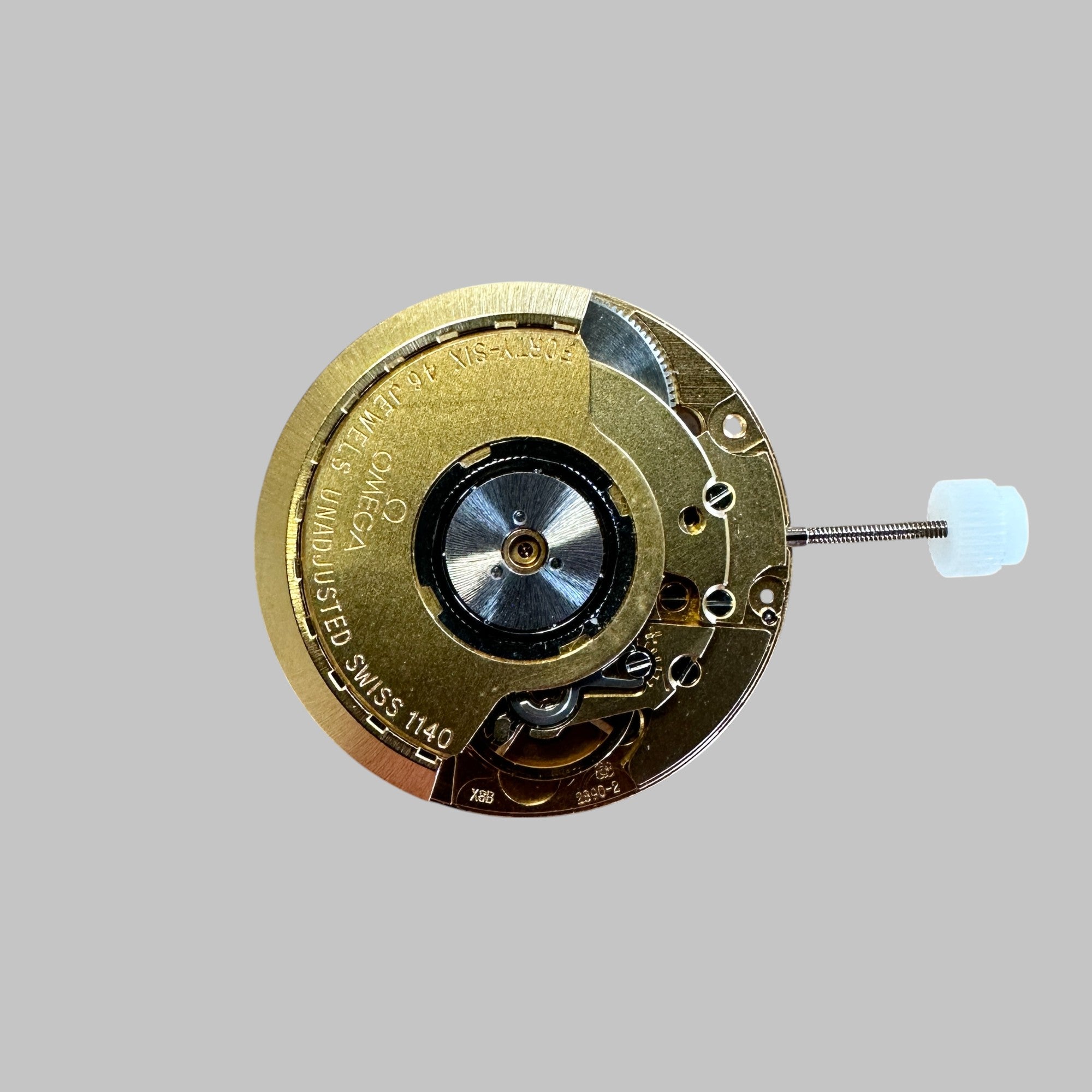 ETA / OMEGA CAL. 2890-2 - INCOMPLETE MOVEMENT GOOD, AUTOMATIC. MOVEMENT FOR PARTS. OMEGA SIGNED