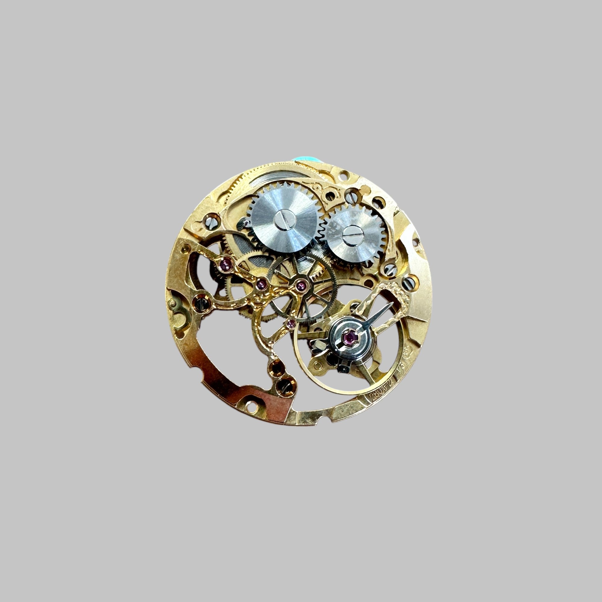 ETA CAL. 2801-2 - INCOMPLETE MOVEMENT GOOD, MECHANICAL. SQUELETON MOVEMENT