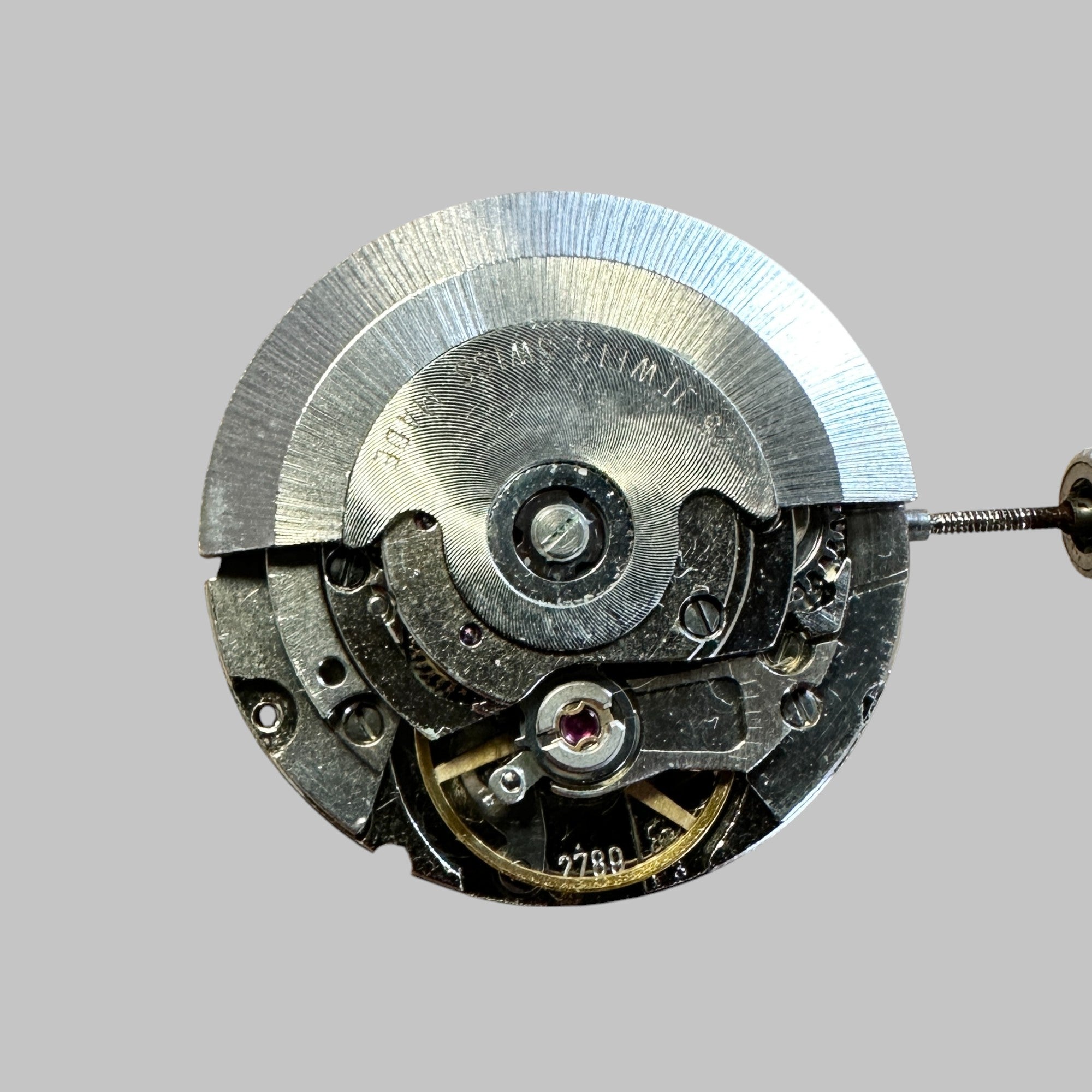 ETA CAL. 2780 - INCOMPLETE MOVEMENT GOOD, AUTOMATIC. HOUR WHEEL AND DAY DISC