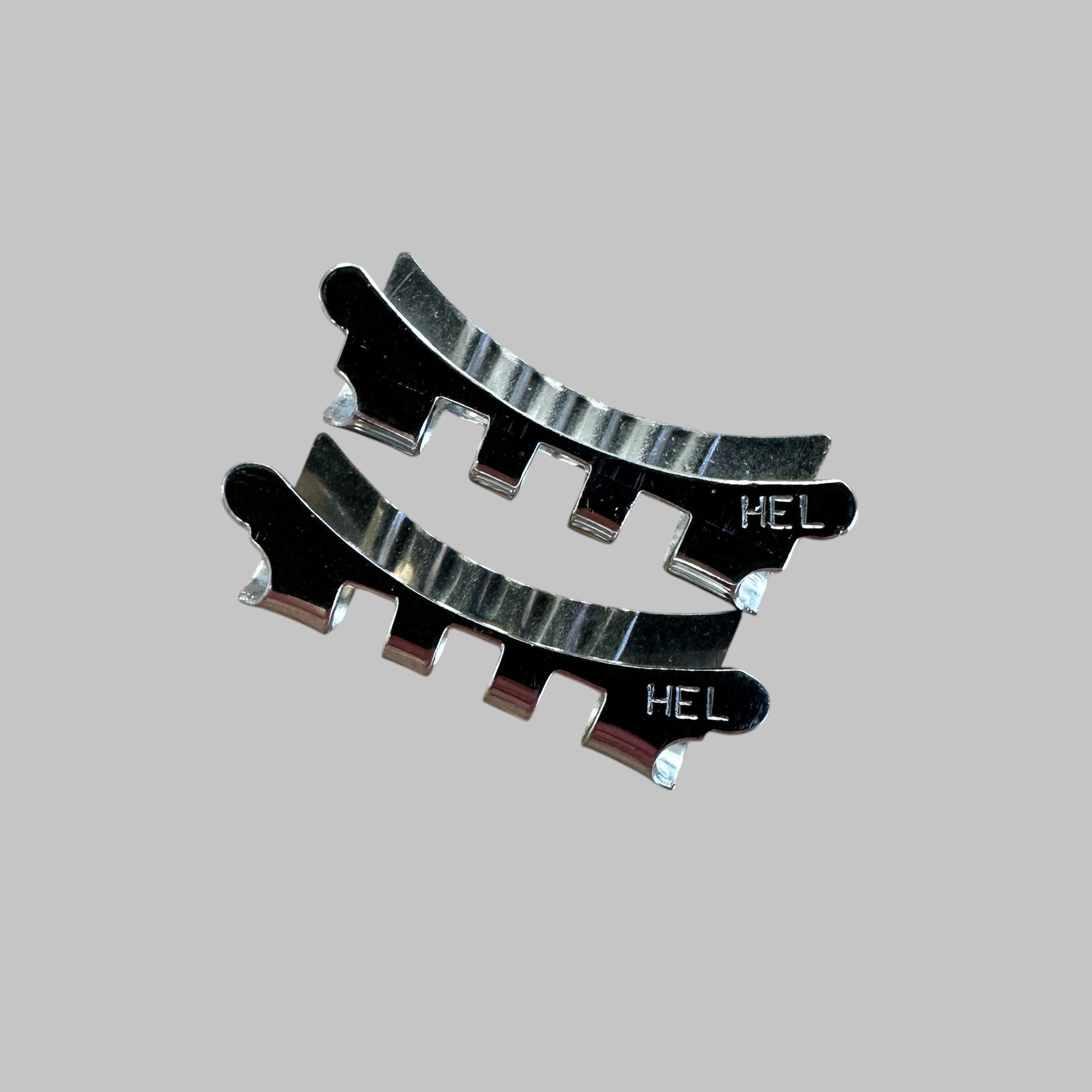 Back of Genuine original vintage double grain endlinks from GAY FRERES of the model 18mm HEL of line CARRERA