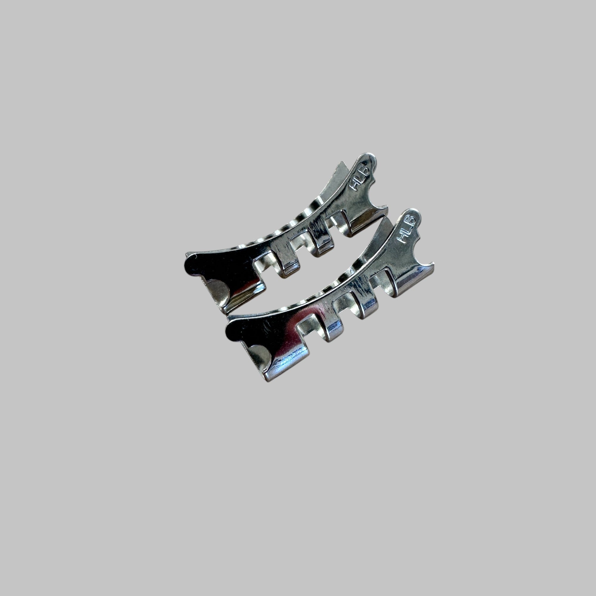 Back of Genuine original vintage double grain endlinks from GAY FRERES of the model 20mm HLB of line AUTAVIA