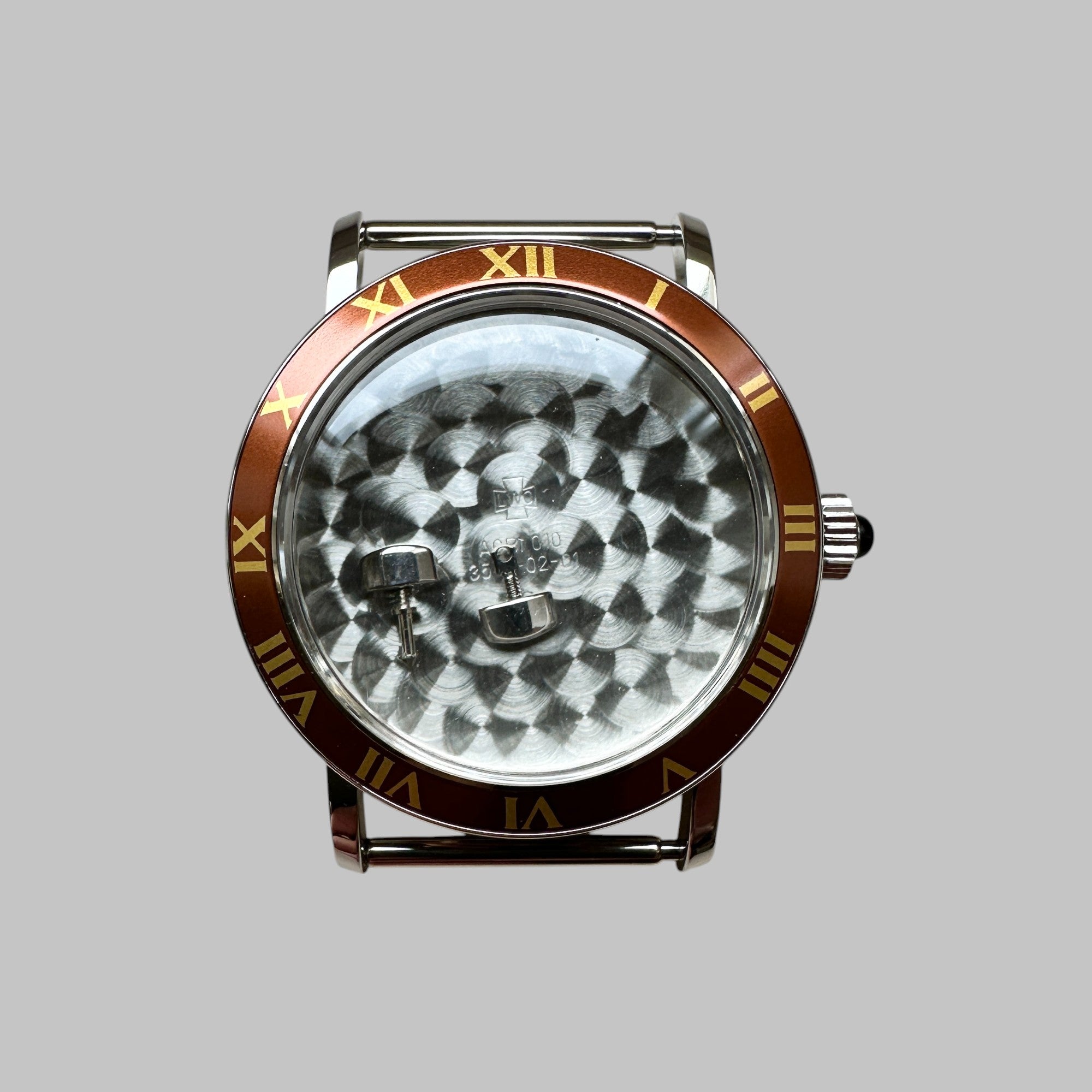 Genuine original vintage case from HAMILTON for caliber 1873 of the model REF 3584: PIPING ROCK CHRONOGRAPH