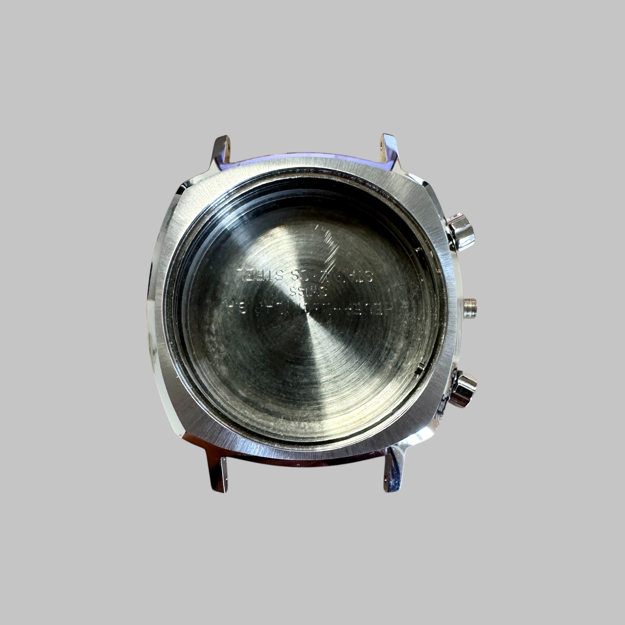 Genuine original vintage case tachy from HEUER for caliber 7732 of the model 7783N of line AUTAVIA