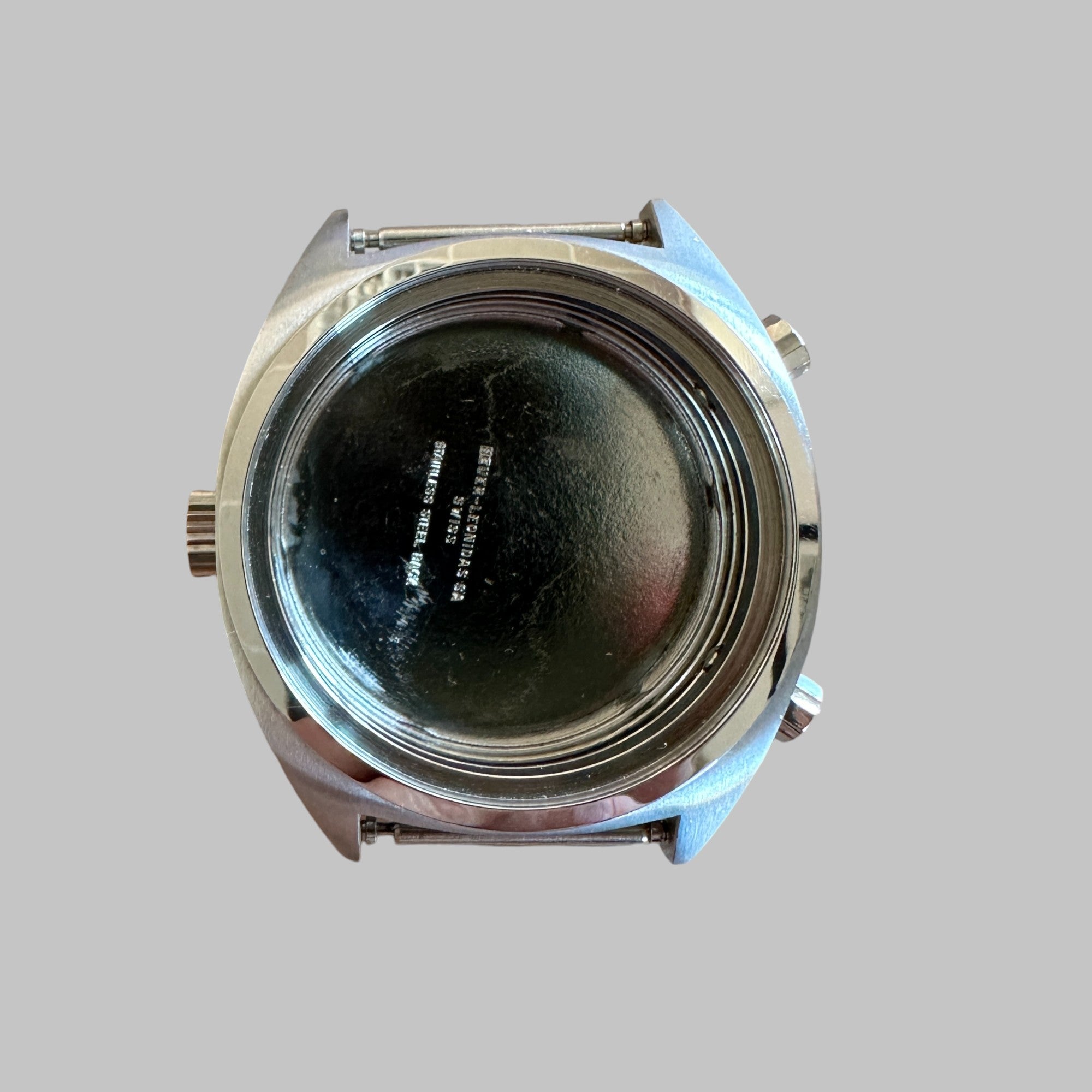 HEUER CAL. 11/12 - CASE CARRERA 1153 NOS, STEEL, WITHOUT PLEXI