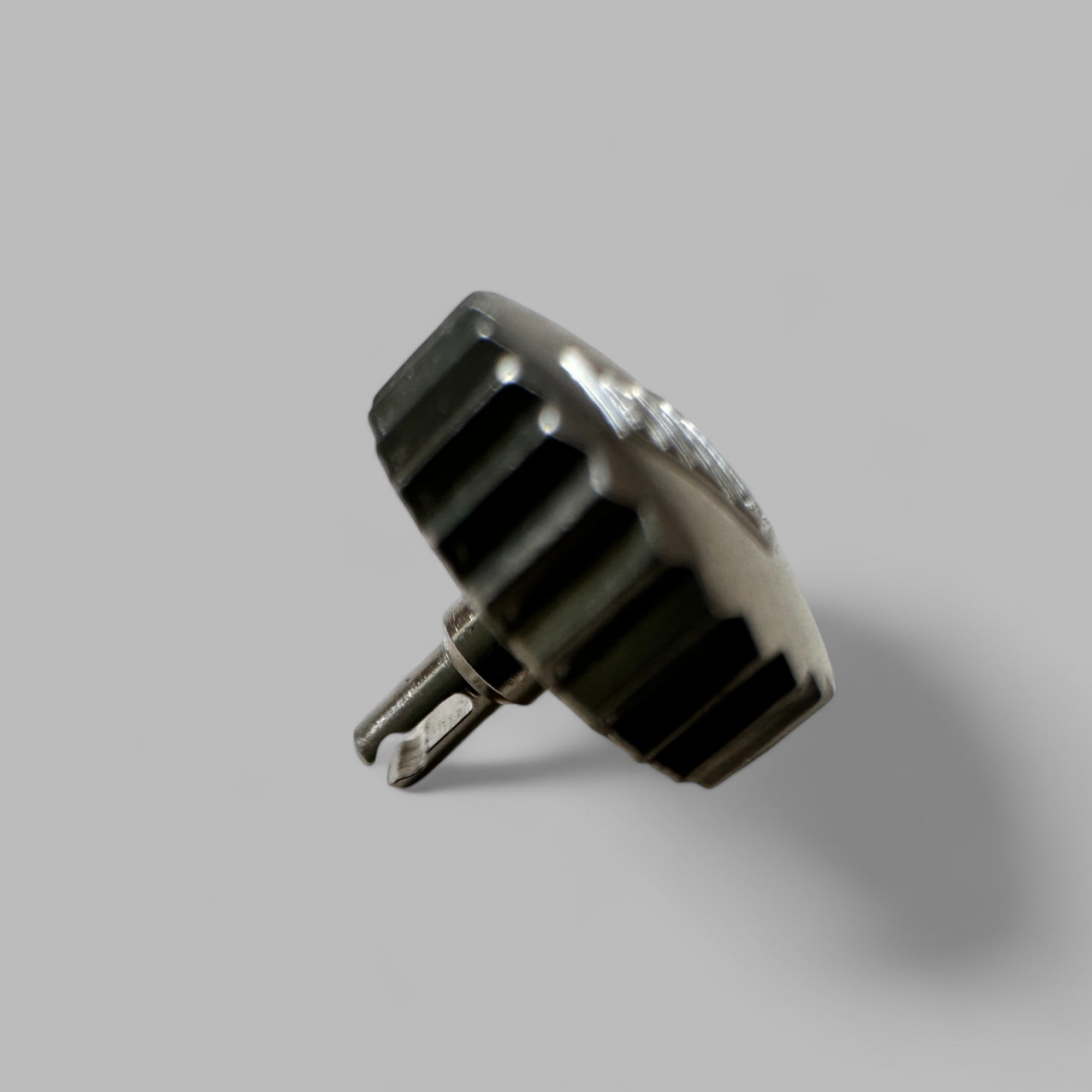 Back of Genuine original vintage crown from HEUER of the model 73633 of line MONACO