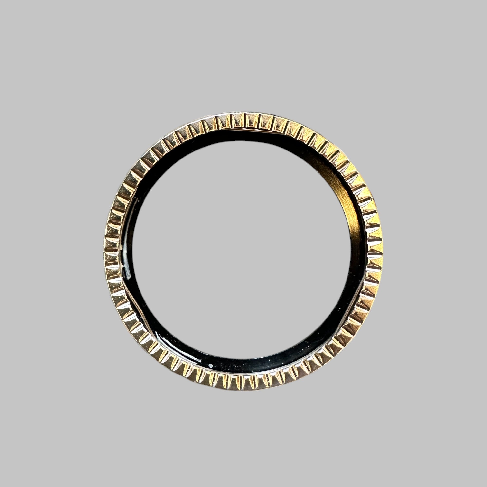 Back of Genuine original vintage bezel tachy from HEUER of the model 11630 of line AUTAVIA