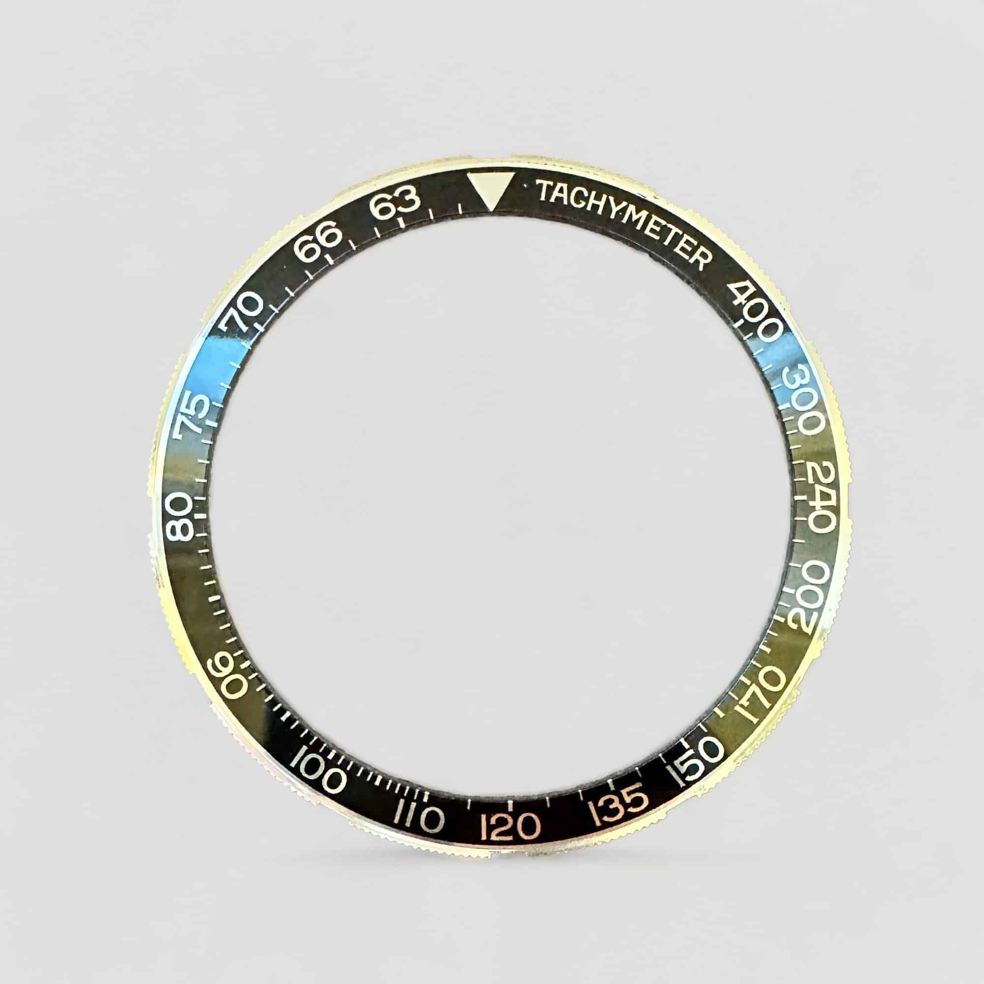 Genuine original vintage bezel tachy from HEUER of the model 2446C of line AUTAVIA