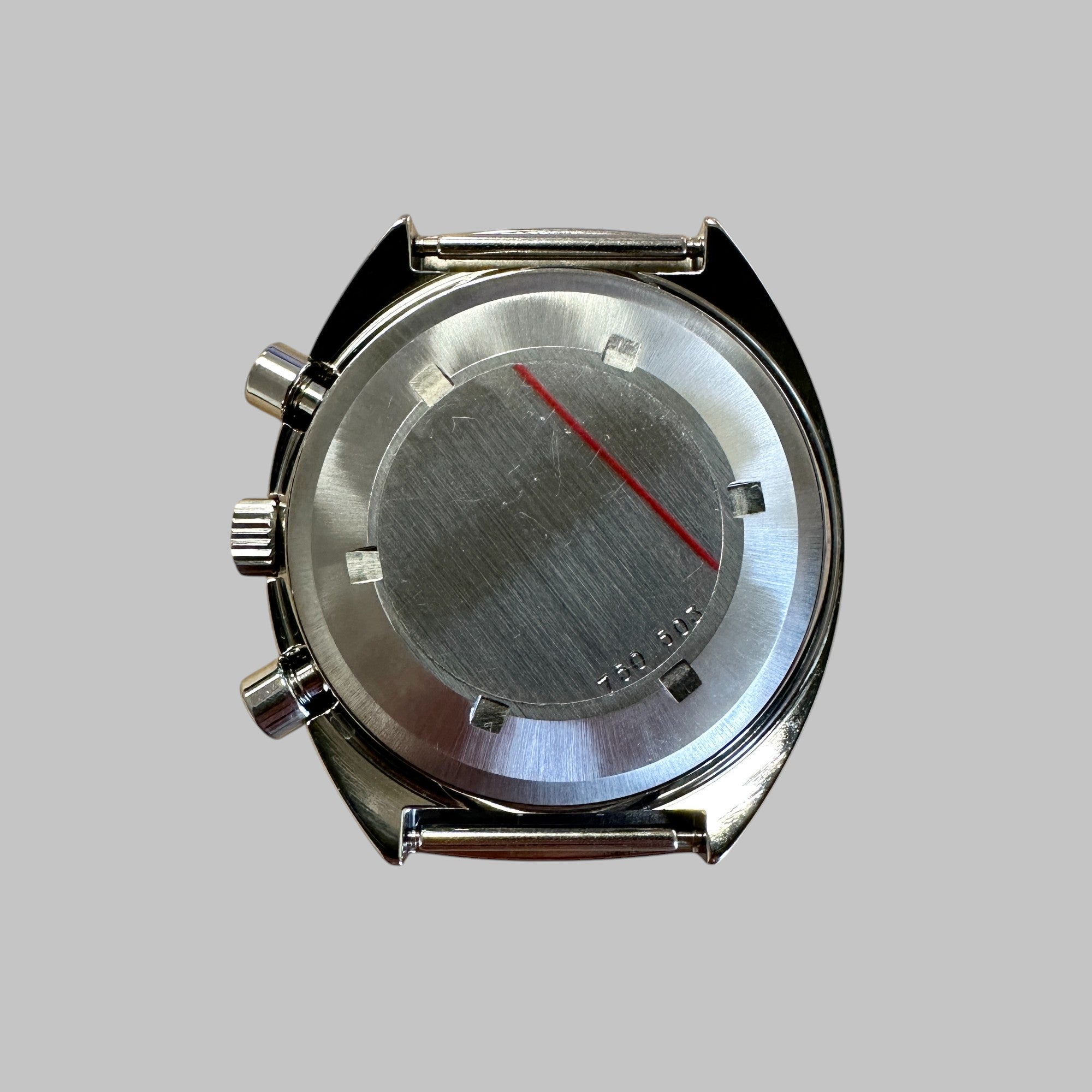 HEUER CAL. 7750 - BOÎTE PASADENA 750.503 NOS, ACIER, COMPLET