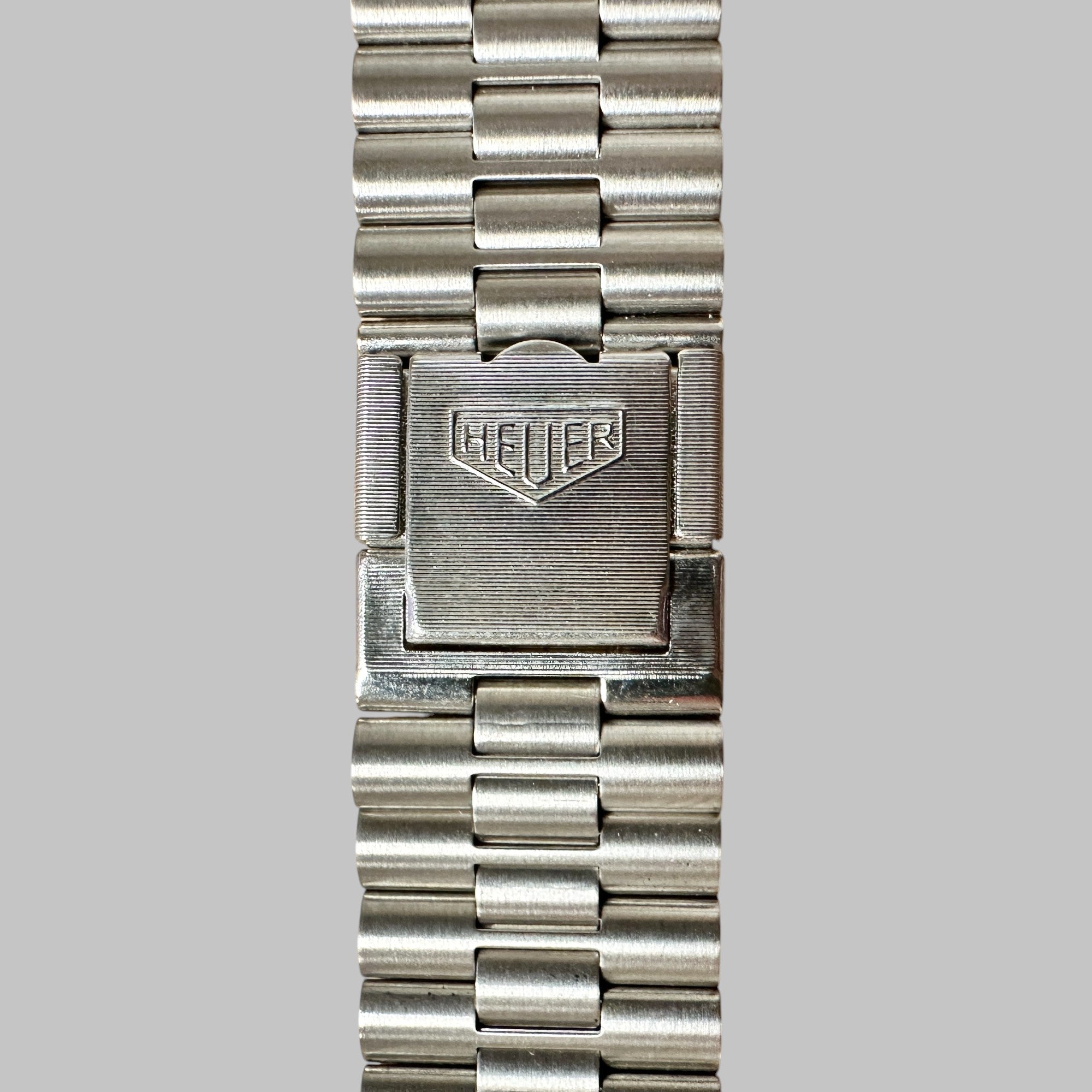 Genuine original vintage steel bracelet from HEUER of the model SECOND EXECUTION FOR MONACO 1133, 73633, 740.303 of line MONACO