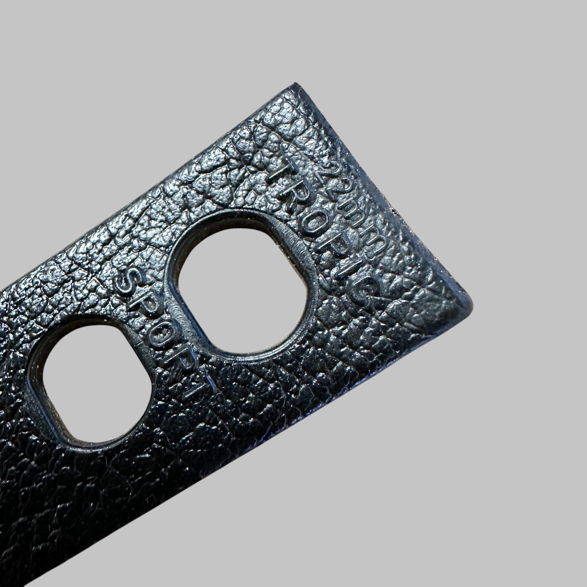 Back of Genuine original vintage tropic strap from HEUER