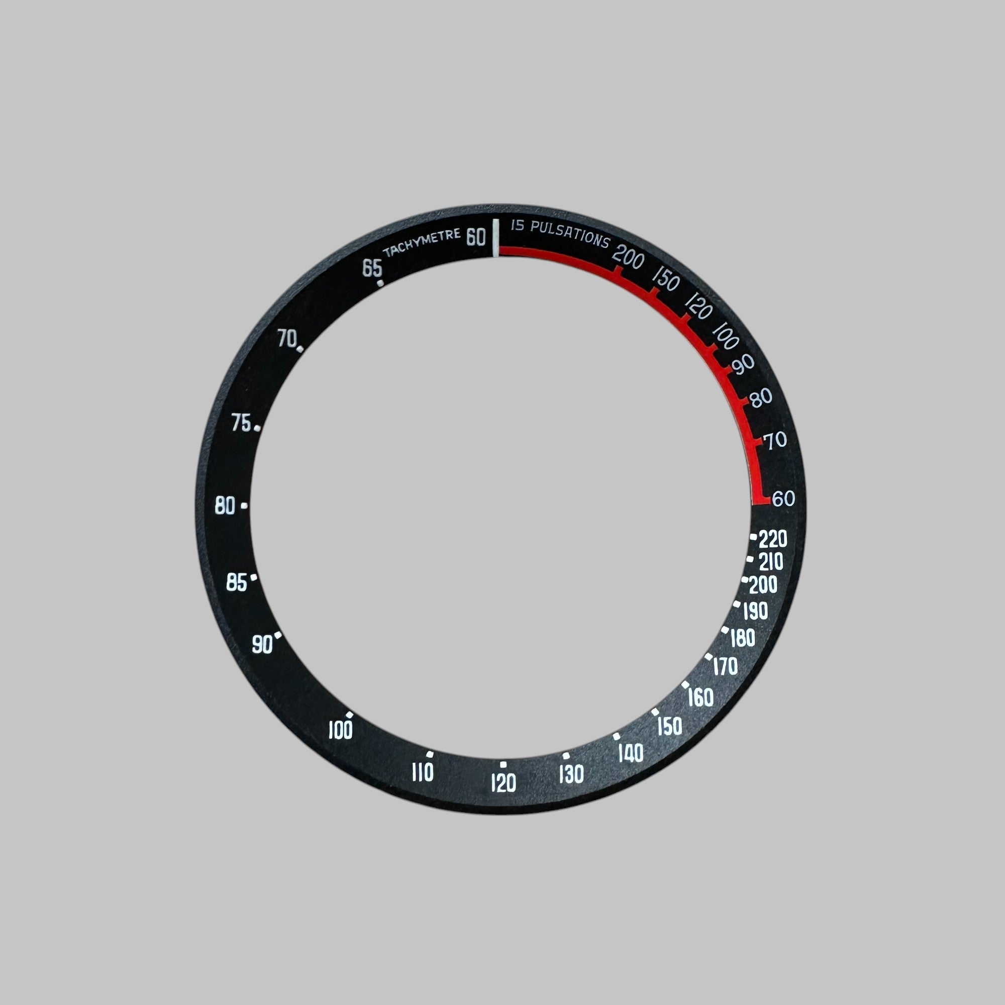 Genuine original vintage flange from HEUER of the model 110.50X of line MONTREAL