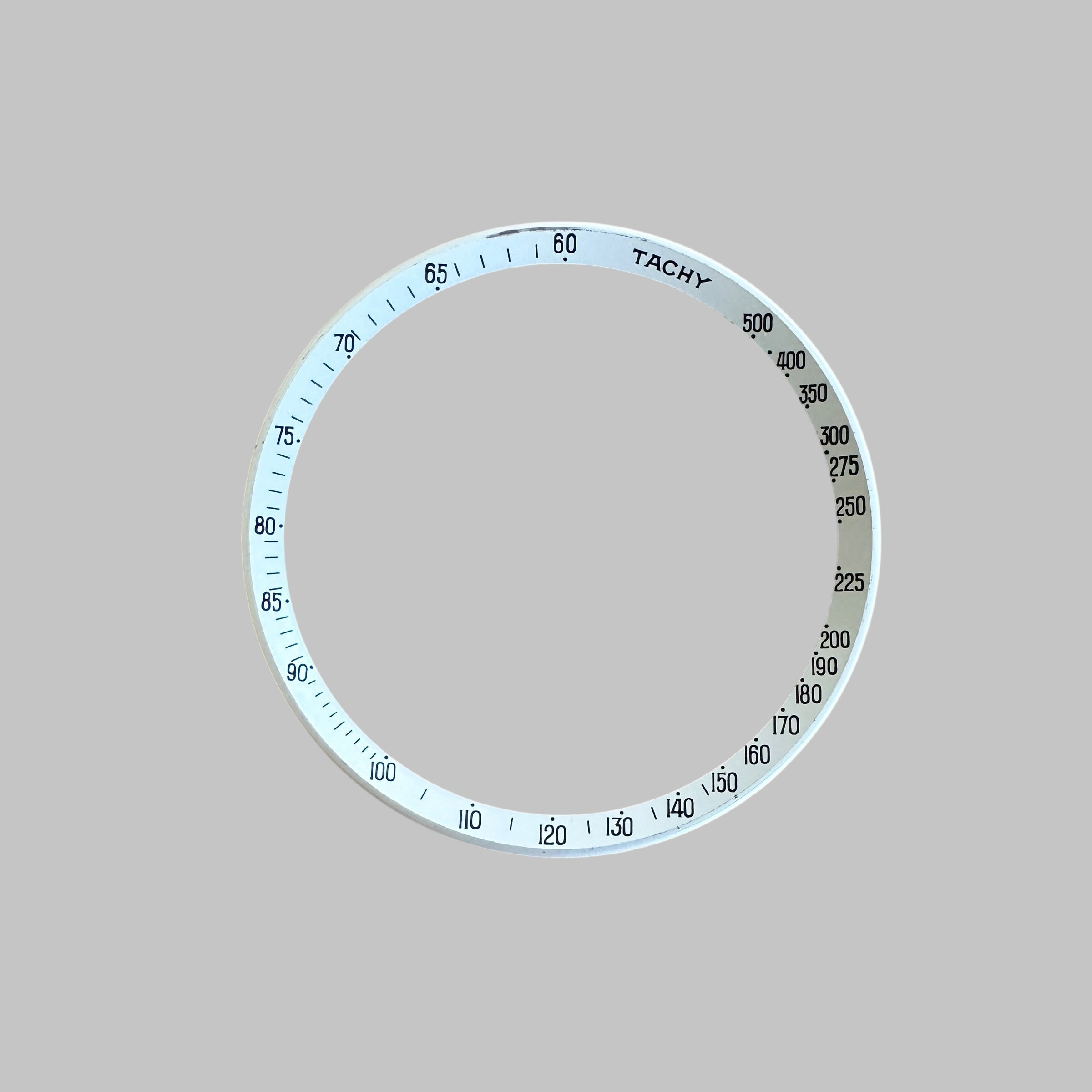 Genuine original vintage flange from Heuer of the model 1153 of line CARRERA - side view