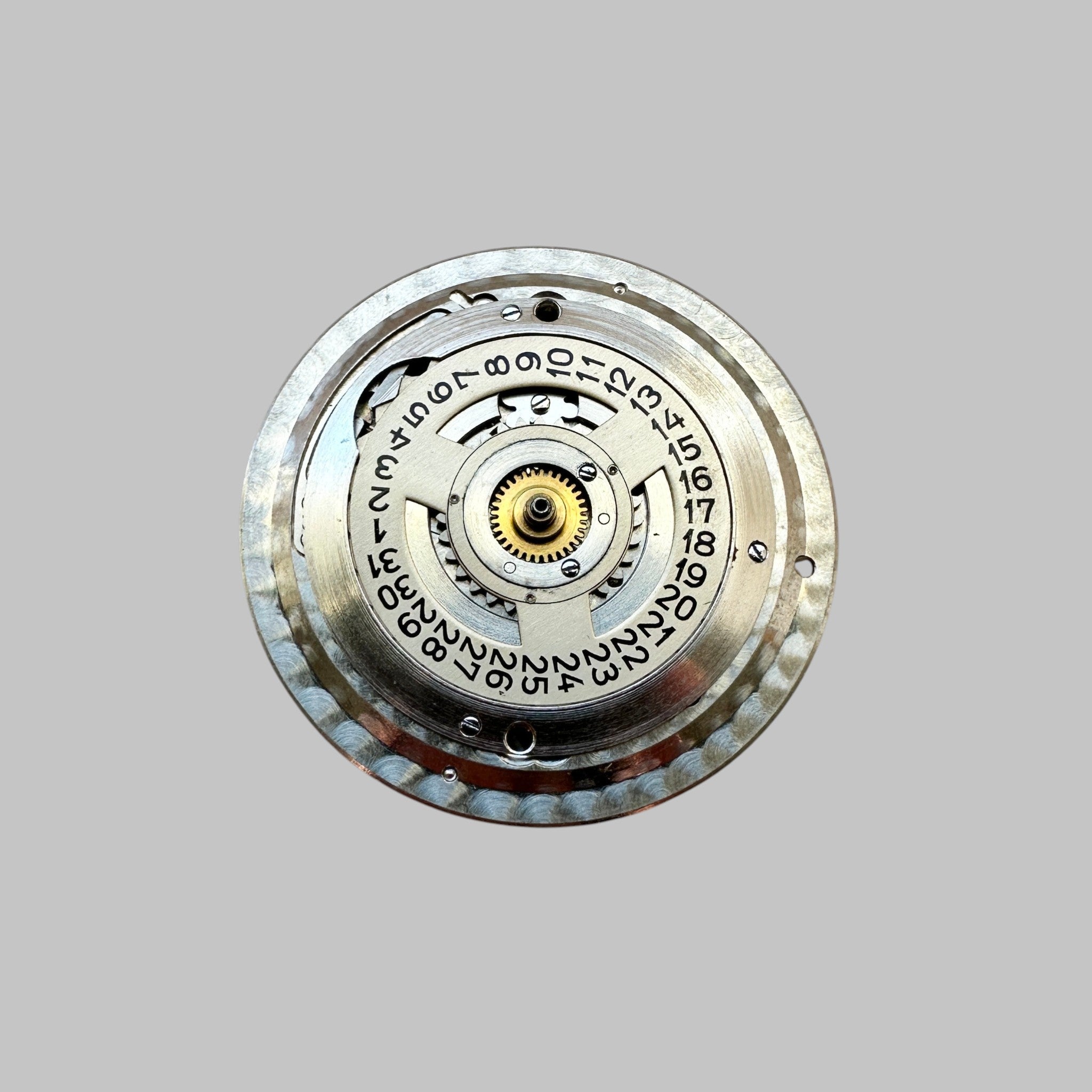 Genuine original vintage movement from Iwc for caliber 8531 - side view