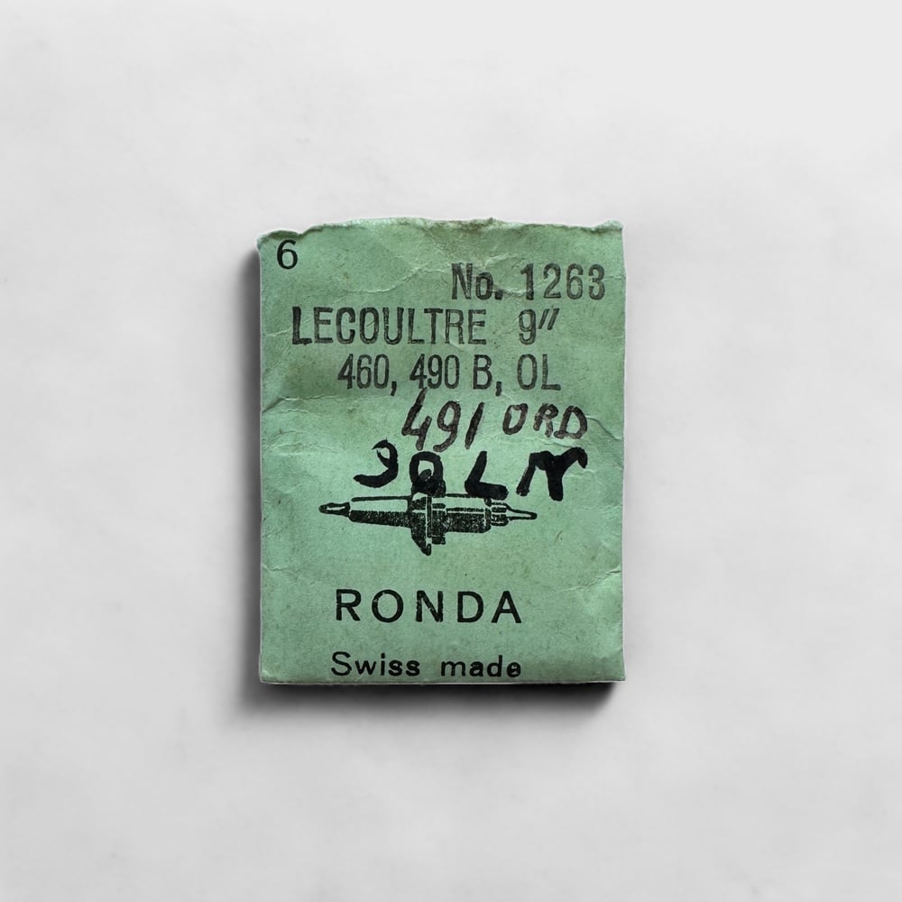 Genuine original vintage balance staff from JAEGER-LECOULTRE for caliber 460/490/491