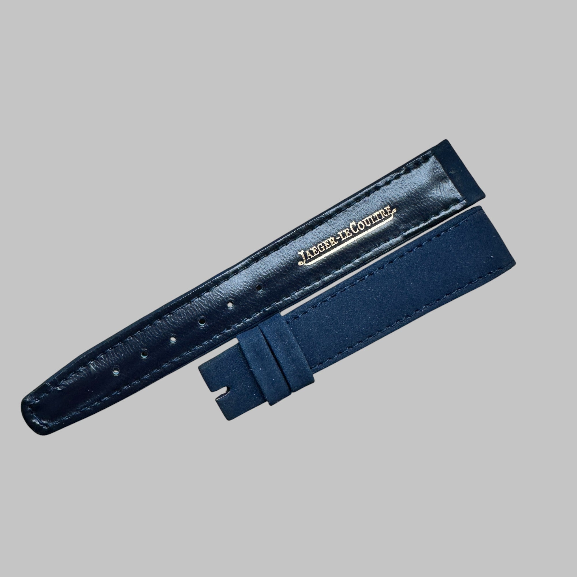 JAEGER LE COULTRE - STRAP MINT, VINTAGE BLUE STRAP 16MM/BUCKLE:14MM