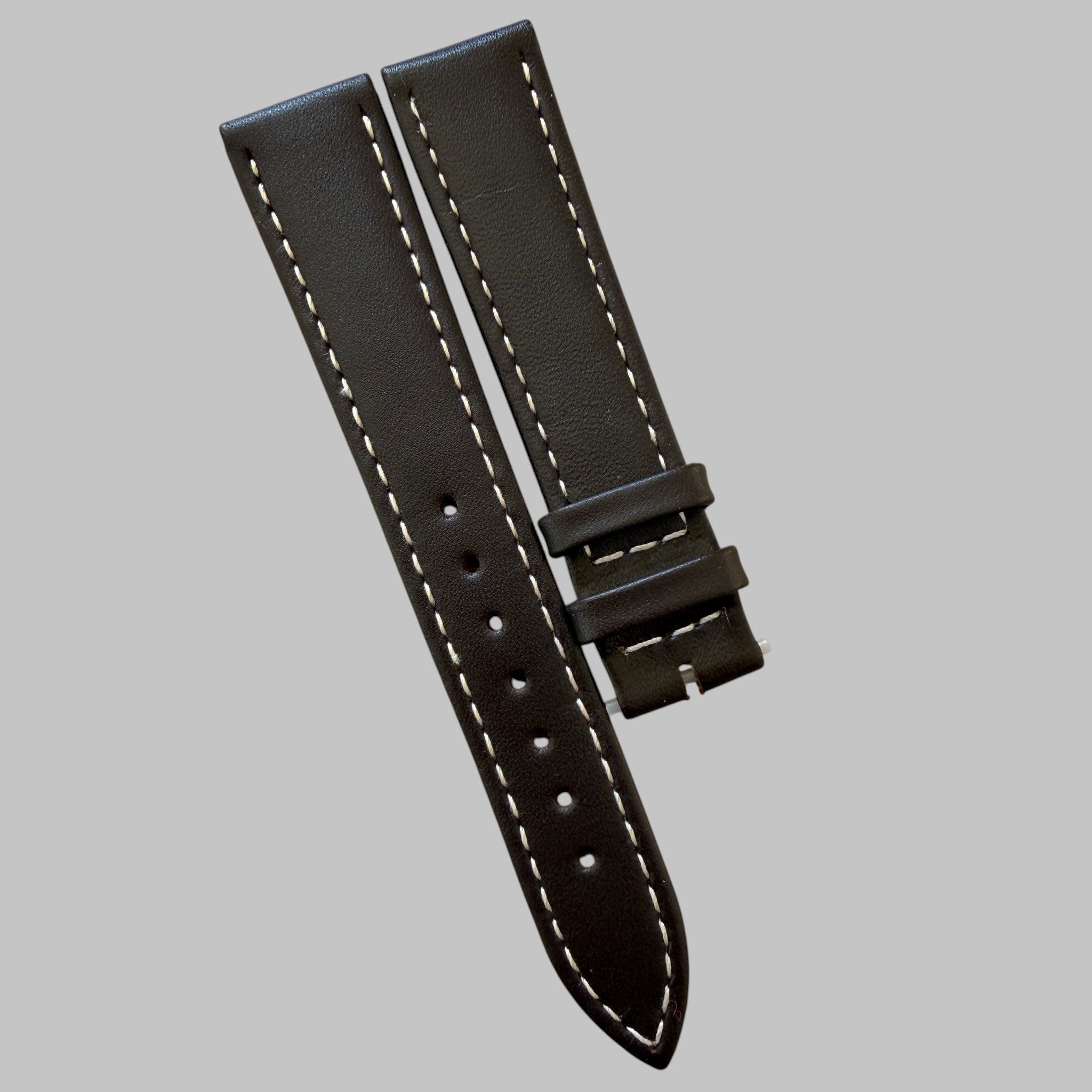 Jaeger-LeCoultre bracelet cuir marron 16/14mm