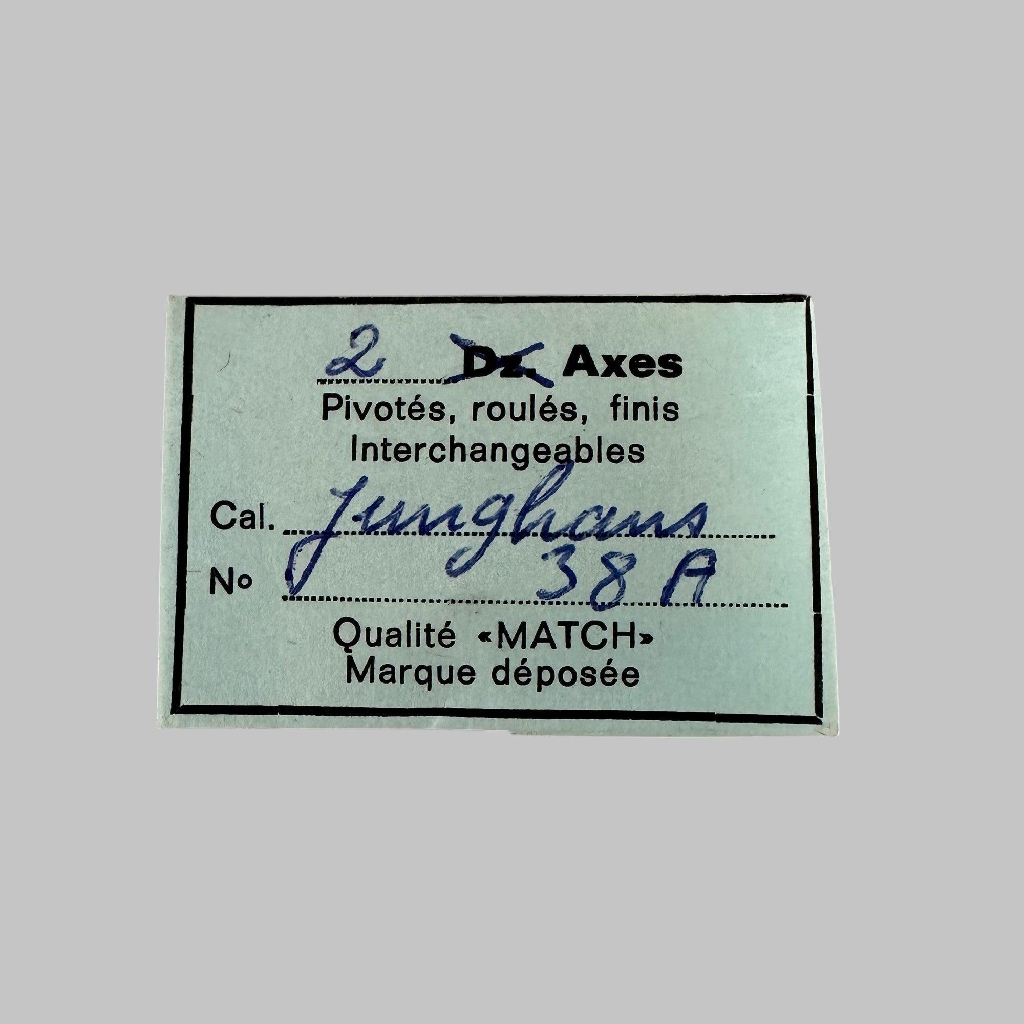 Genuine original vintage balance staff from JUNGHANS for caliber 38A