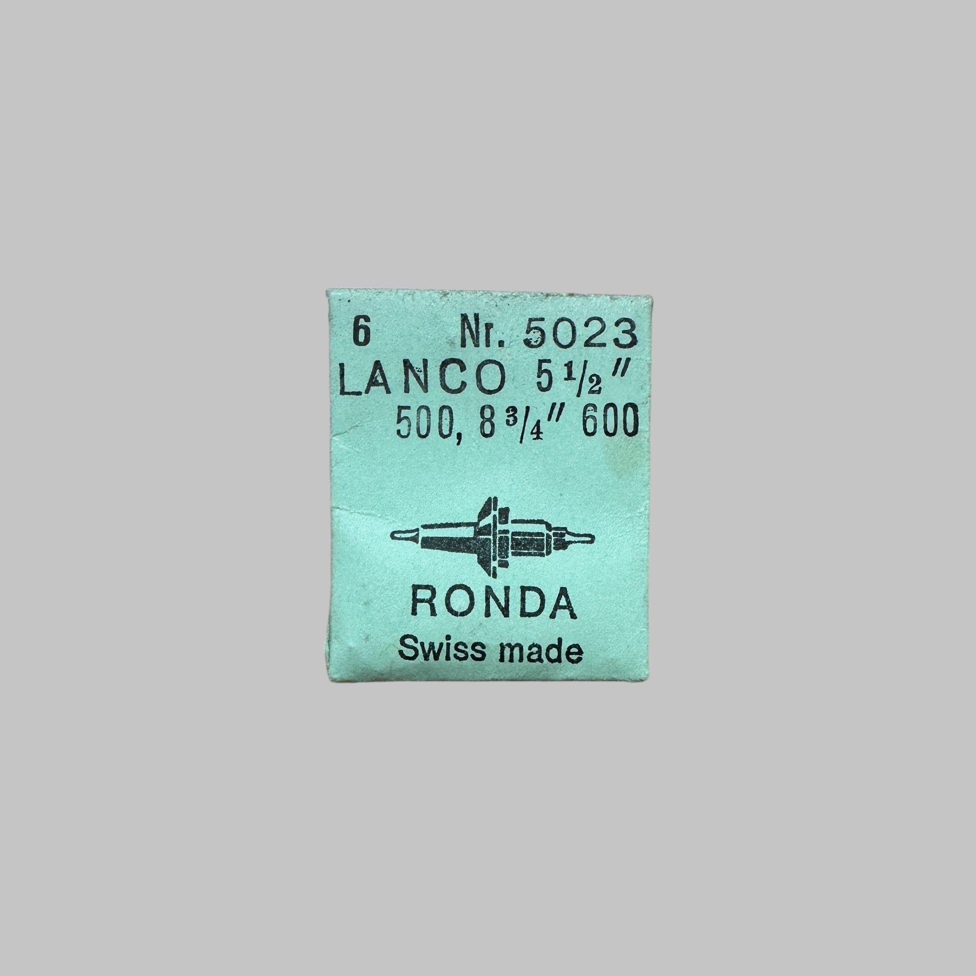 Genuine original vintage balance staff from LANCO for caliber 500 / 600