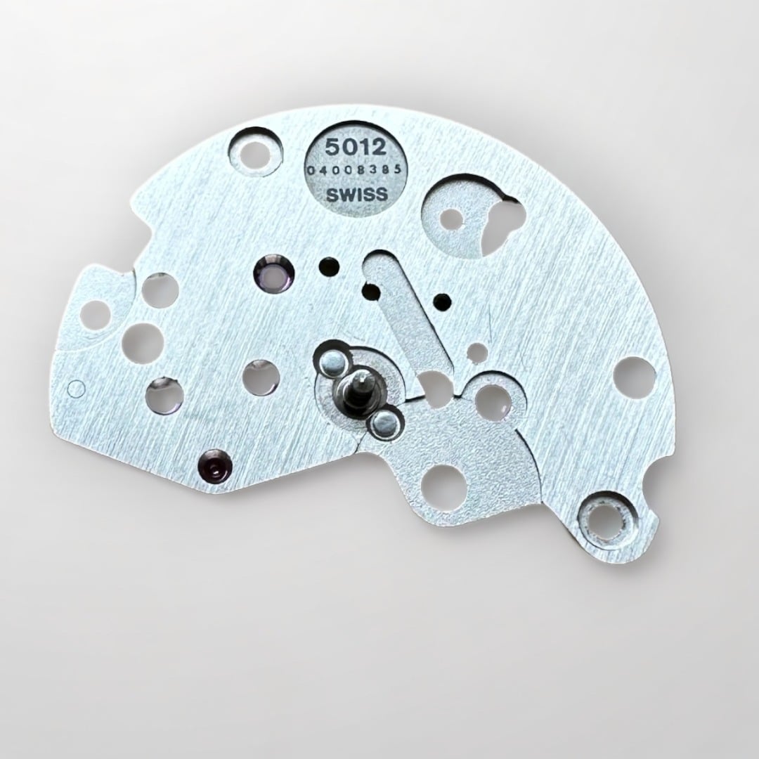 Genuine original vintage barrel bridge from LEMANIA for caliber 5100 OMEGA 1045 referenced with nomenclature 1002