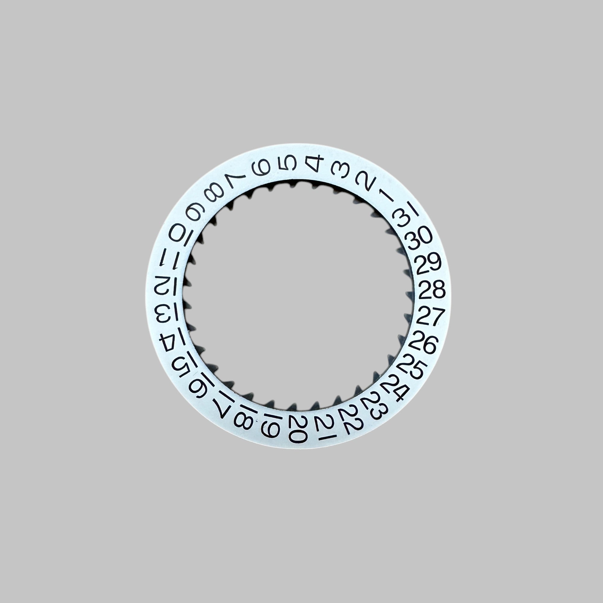 Genuine original vintage date indicator from Lemania for caliber 5100/5012 referenced with nomenclature 2557