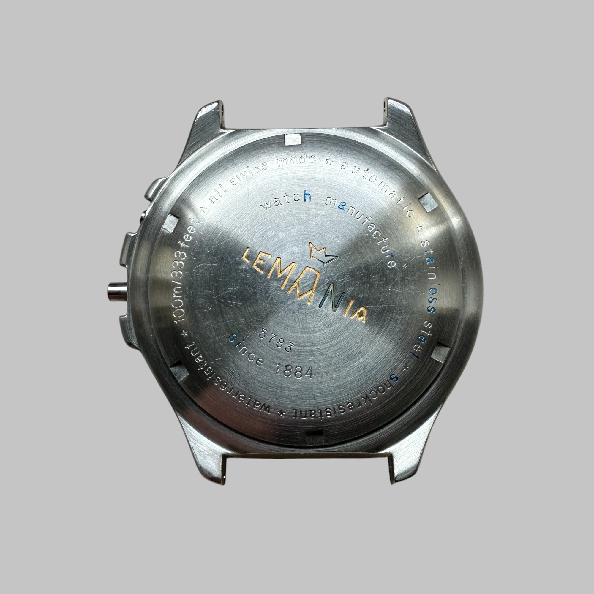 LEMANIA 1345 - BOÎTE REGATTA REFERENCE 8734 - SPECIAL FOR ELVSTROM EDITION SUPERBE, INCOMPLET