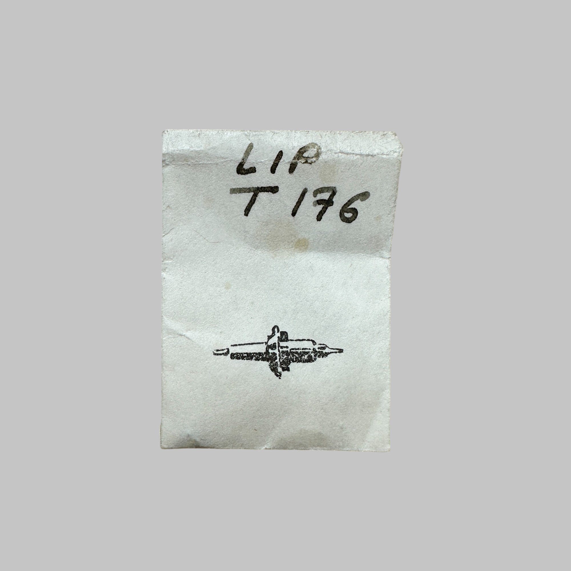 Genuine original vintage balance staff from LIP for caliber T176