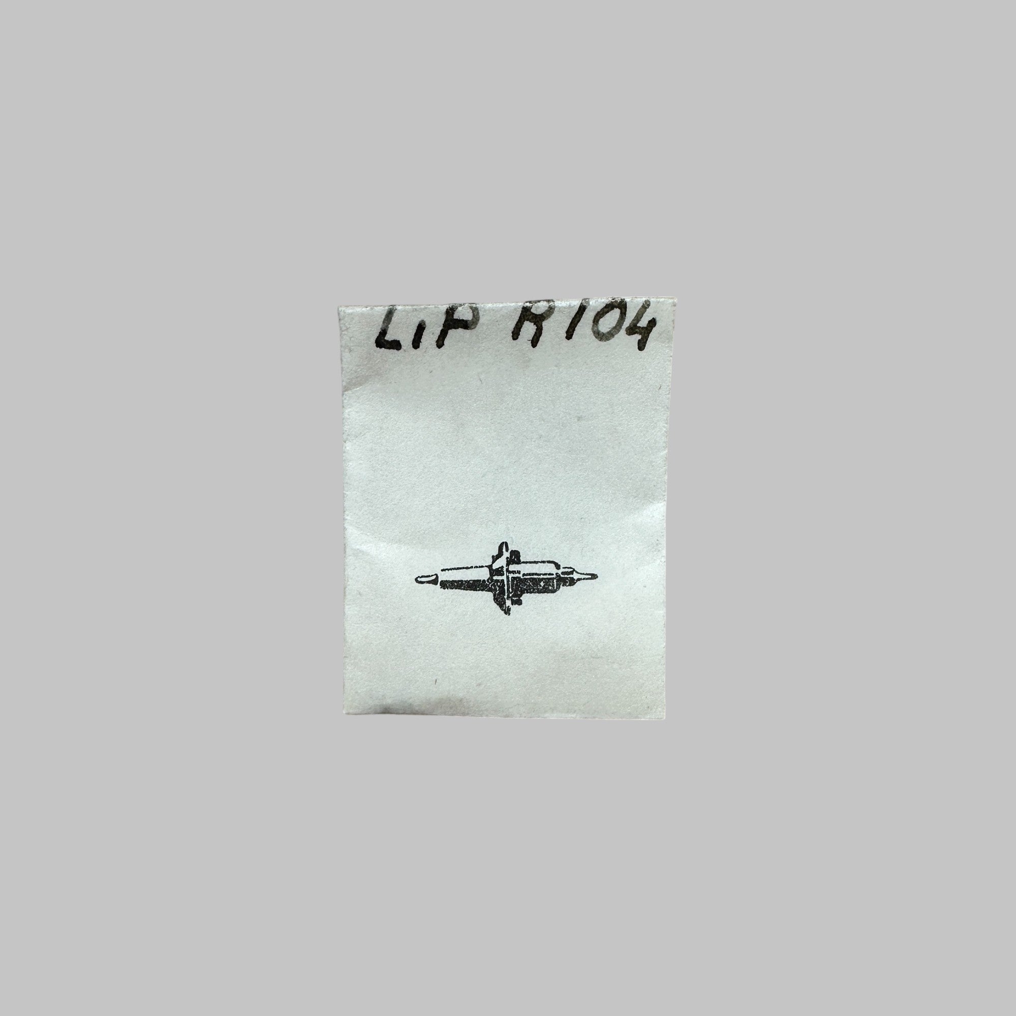 Genuine original vintage balance staff from LIP for caliber R104