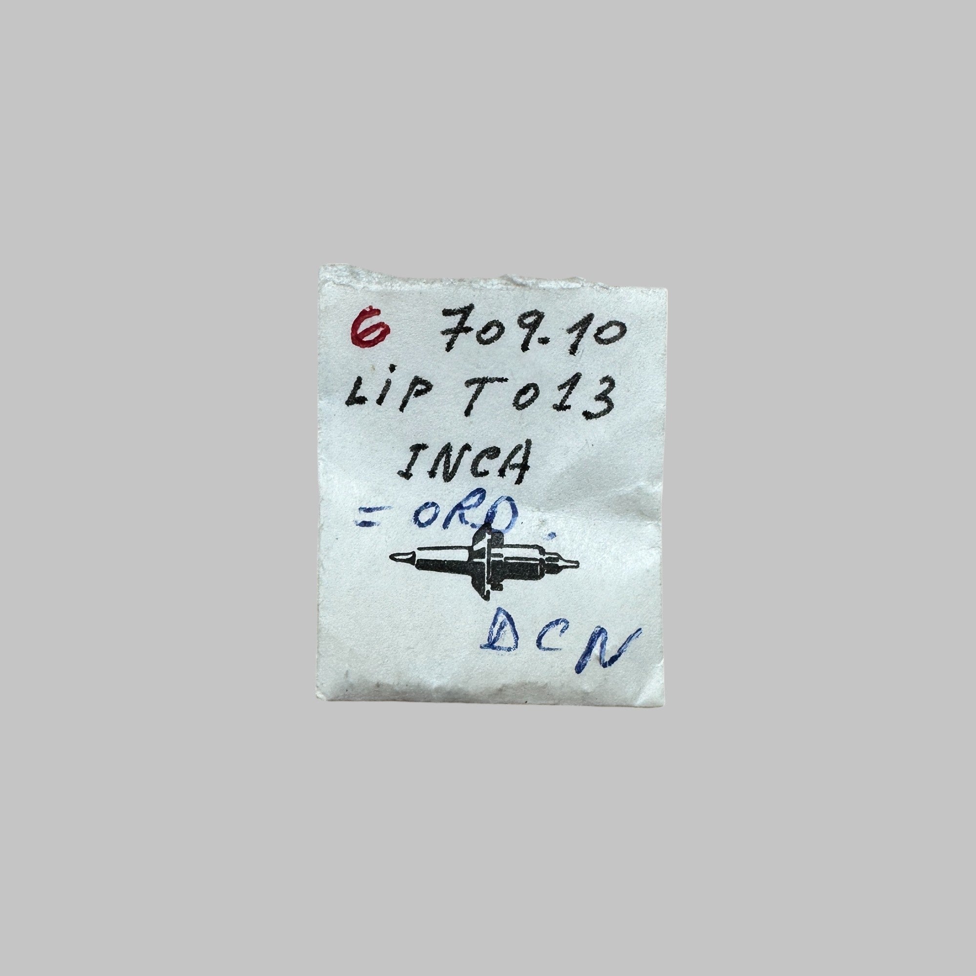 Genuine original vintage balance staff from LIP for caliber T013