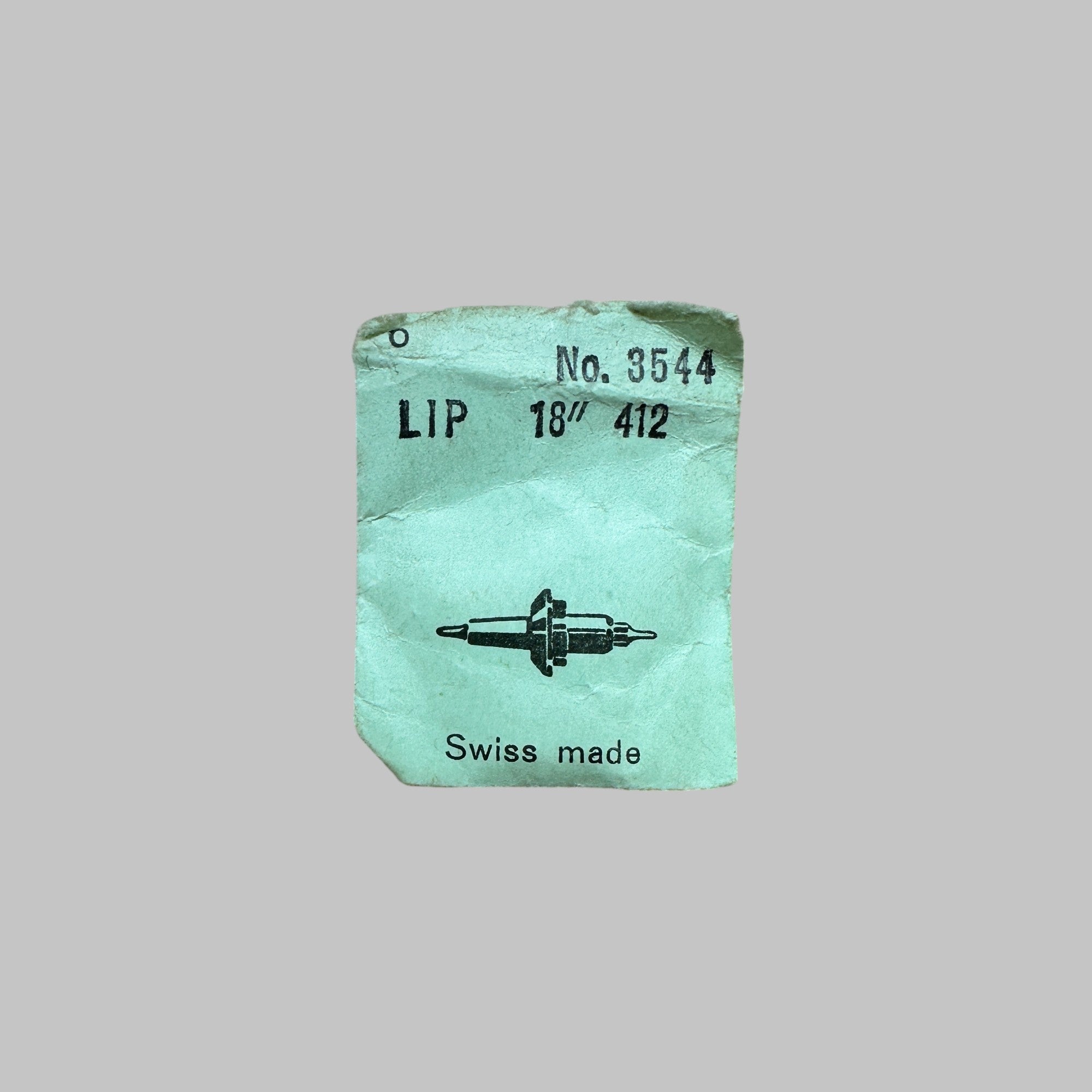 Genuine original vintage balance staff from LIP for caliber 18