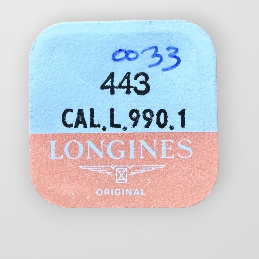 This is a picture of the LONGINES CAL. L.990.1 - SETTING LEVER 443 watch component.