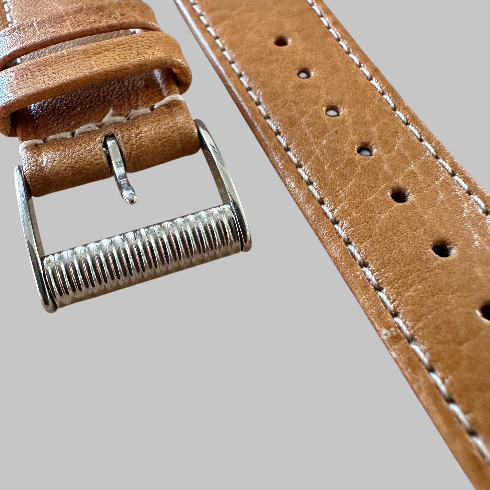 Longines strap caramel