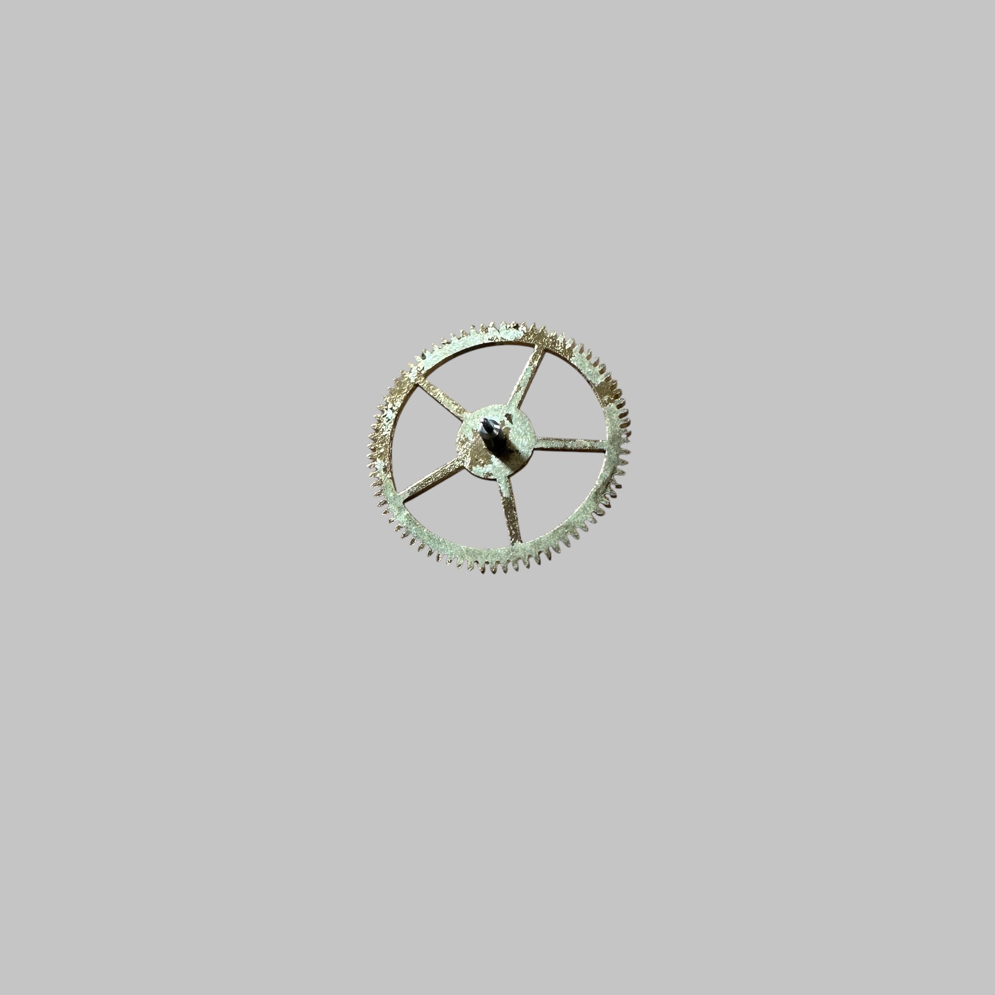 Genuine original vintage third wheel from Longines for caliber 12.68Z - side view