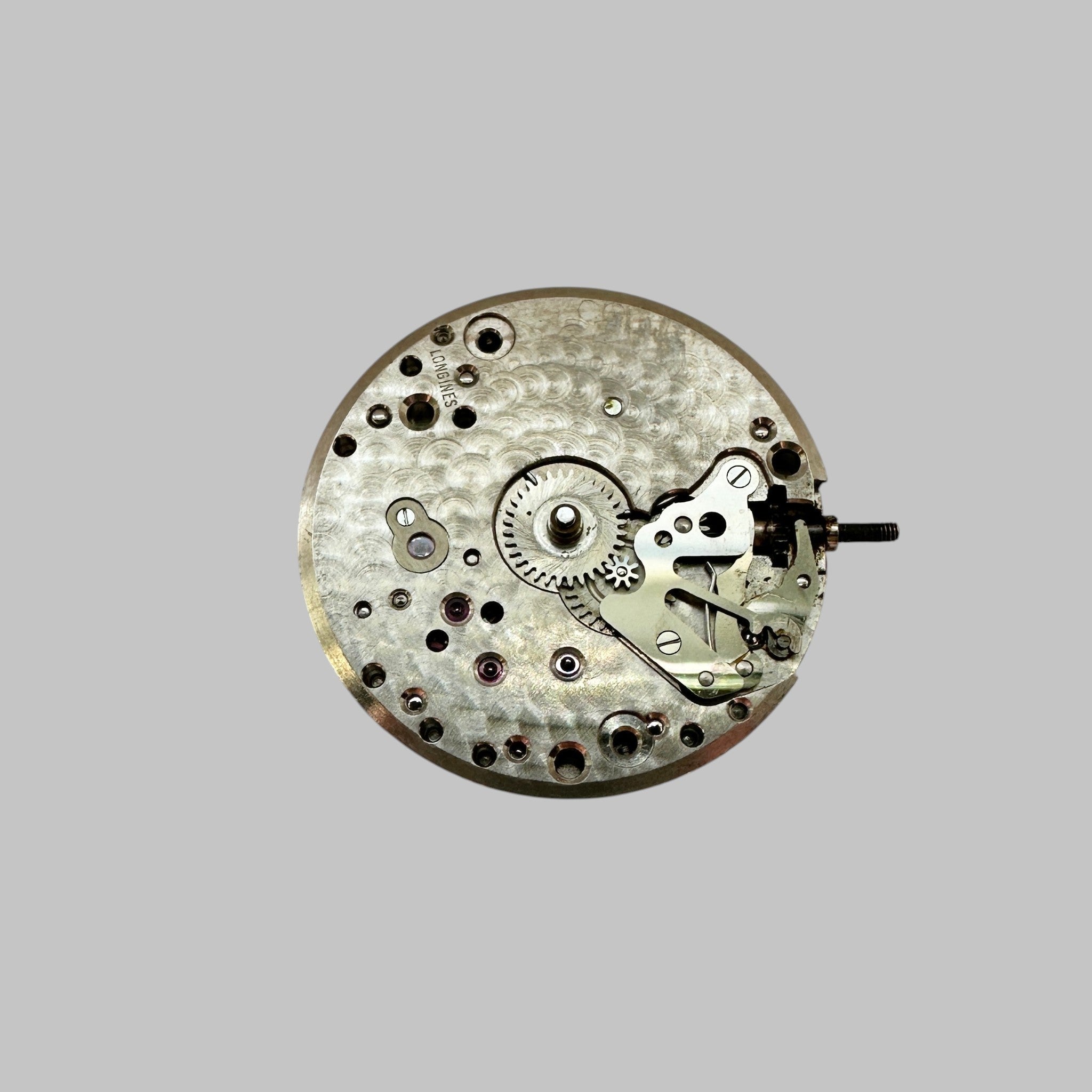 Genuine original vintage complete movement from Longines for caliber 23Z - side view